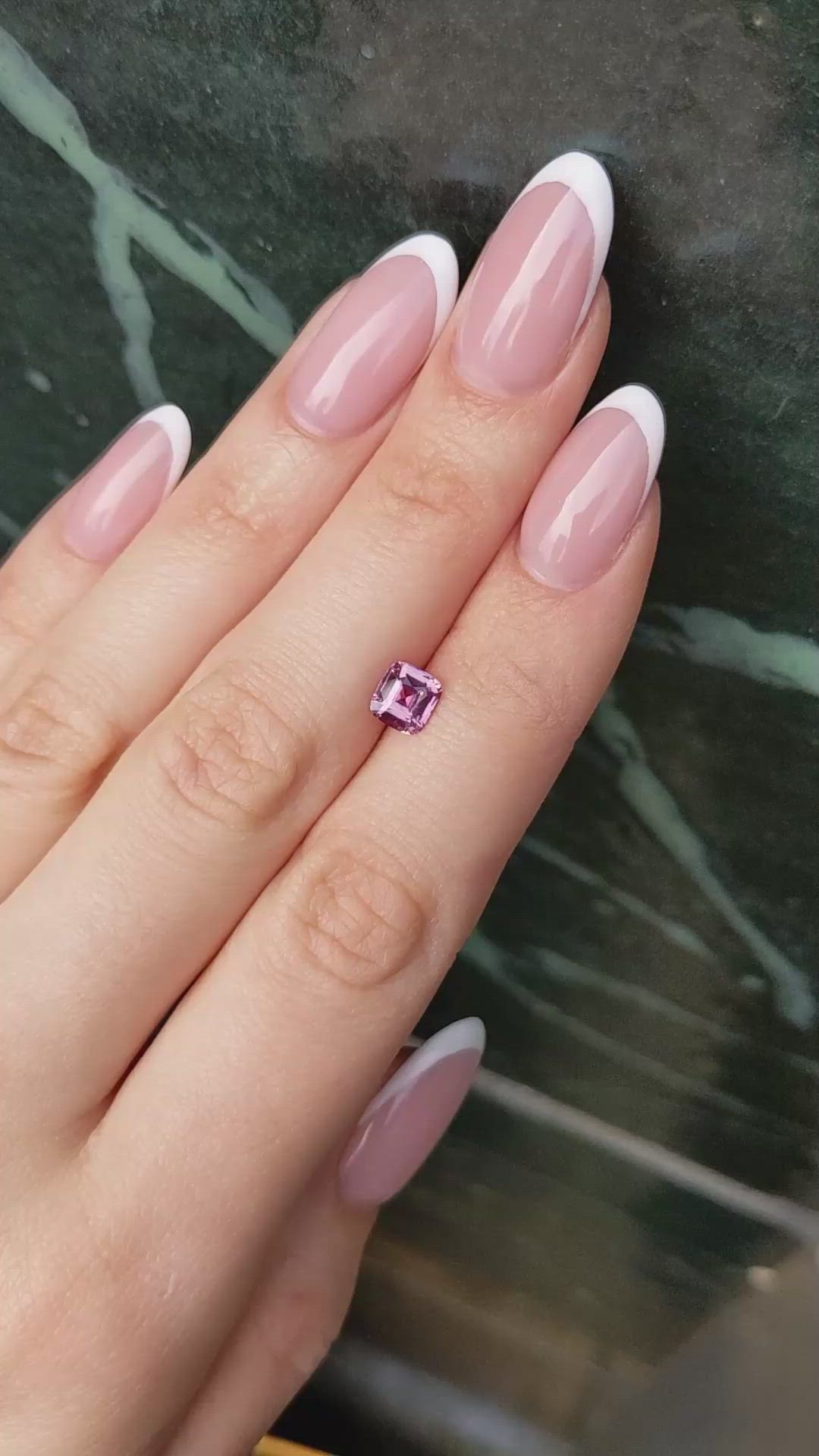 1.08 Ct. Padparadscha Sapphire from Ceylon (Sri Lanka) Size Video