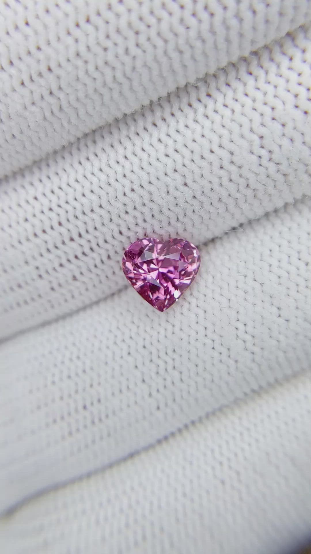 2.04 Ct. Purplish Pink Sapphire from Ceylon (Sri Lanka) Size Video