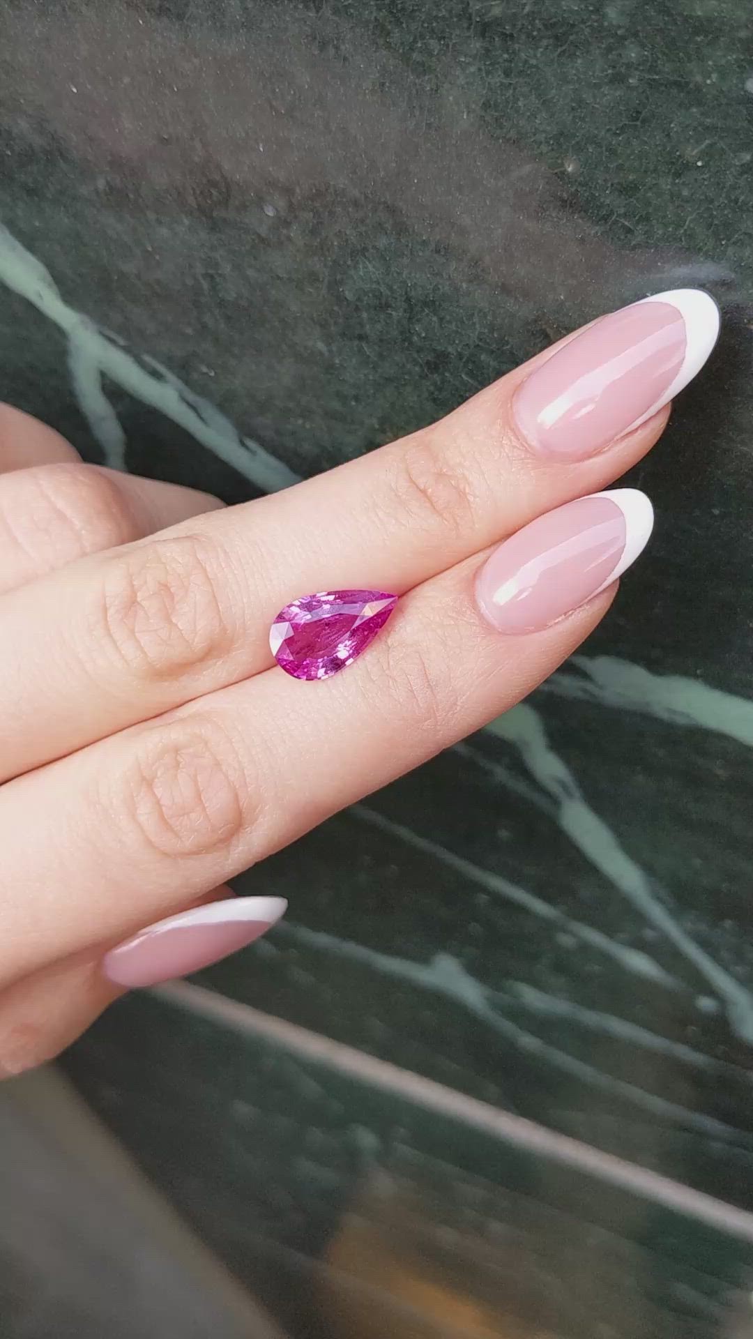 4.00 Ct. Pink Sapphire from Ceylon (Sri Lanka) Size Video