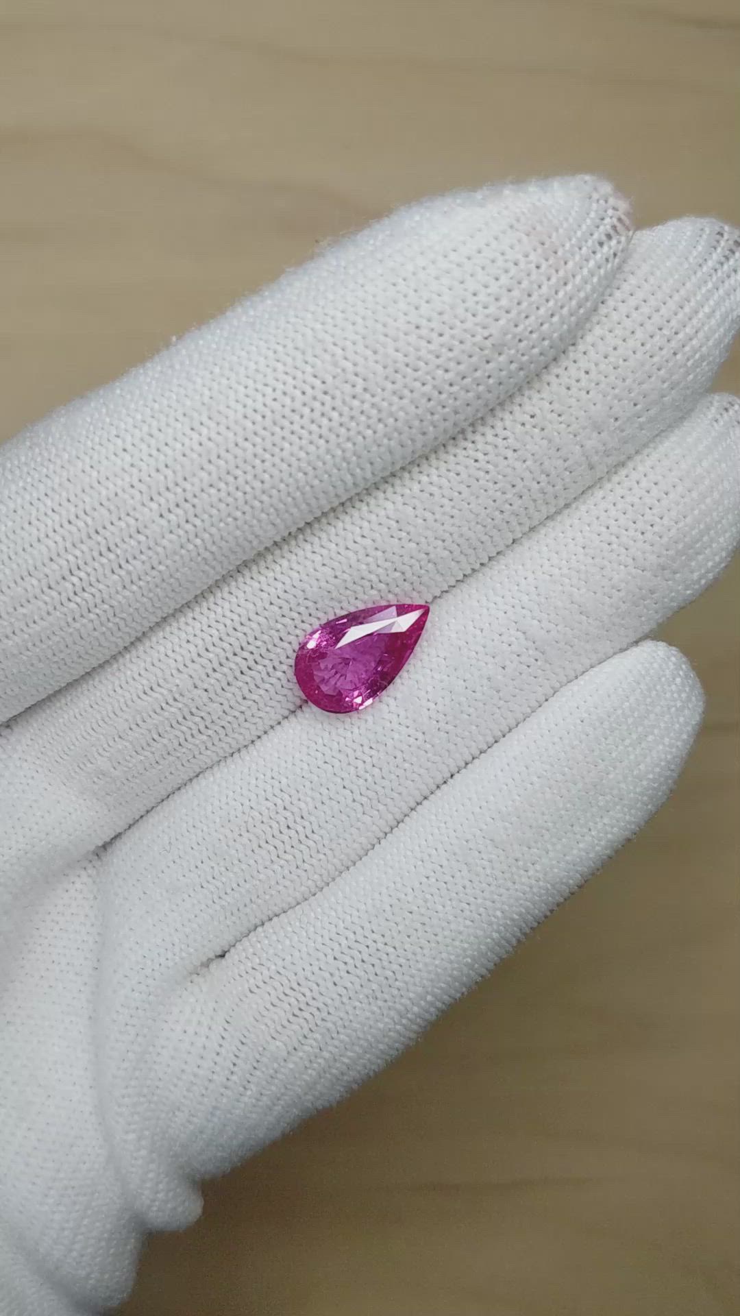 4.00 Ct. Pink Sapphire from Ceylon (Sri Lanka) Size Video
