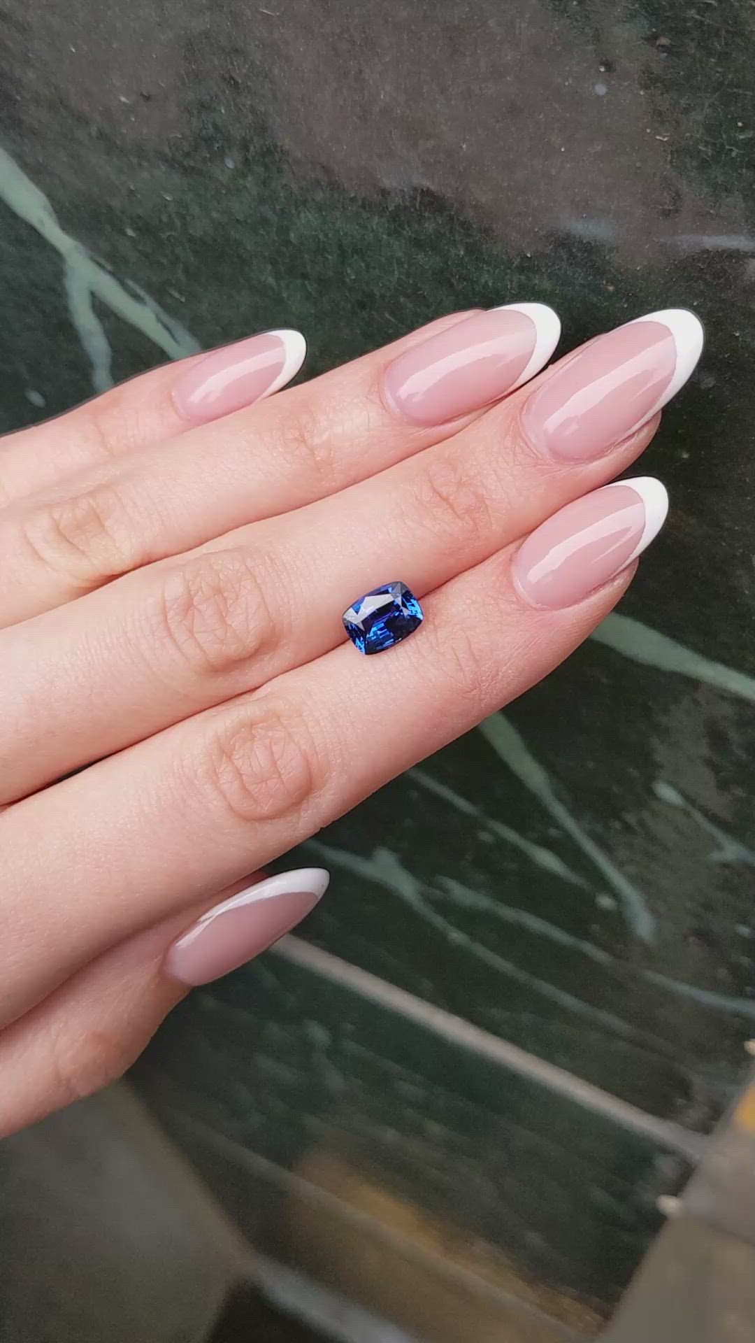 2.90 Ct. Blue Sapphire from Ceylon (Sri Lanka) Size Video