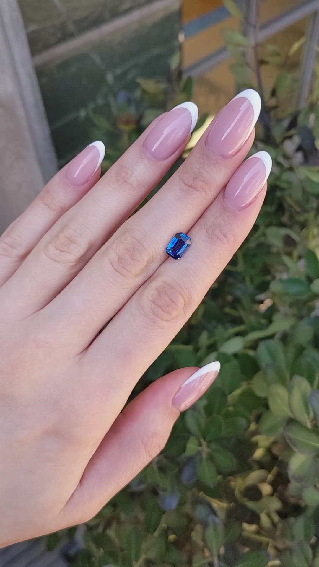 2.04 Ct. Blue Sapphire from Ceylon (Sri Lanka) Size Video