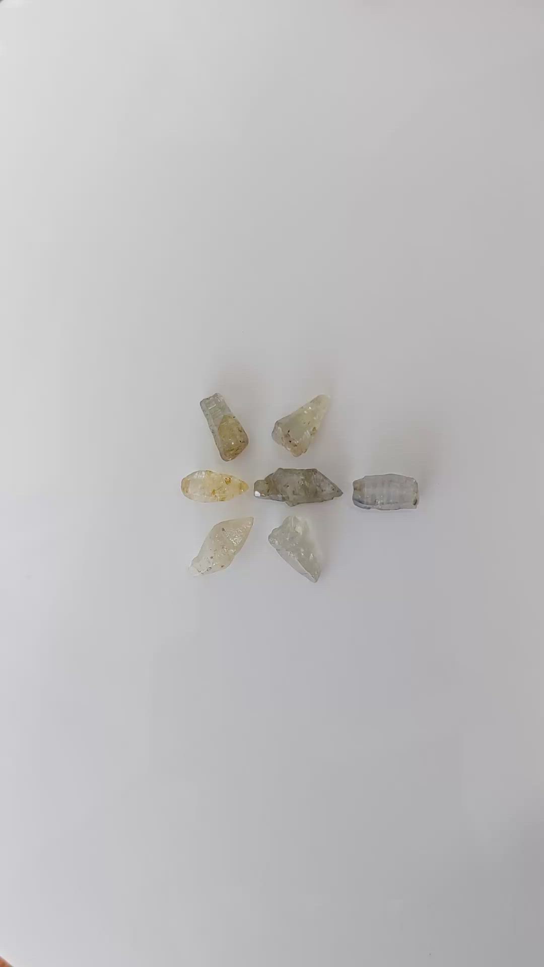 20.89 Ct. Multi Color Sapphire Crystal from Ceylon (Sri Lanka) Size Video