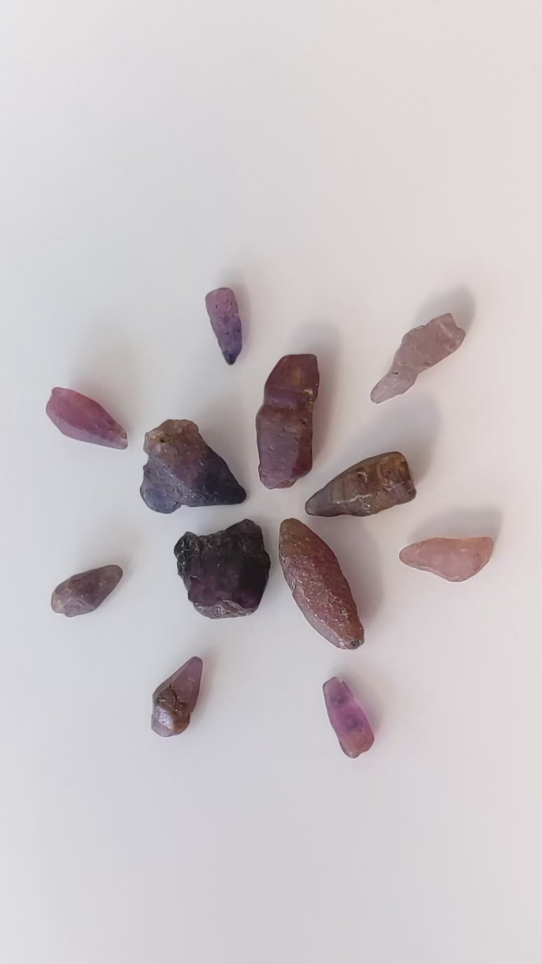 52.73 Ct. Purple Sapphire Crystal from Ceylon (Sri Lanka) Size Video