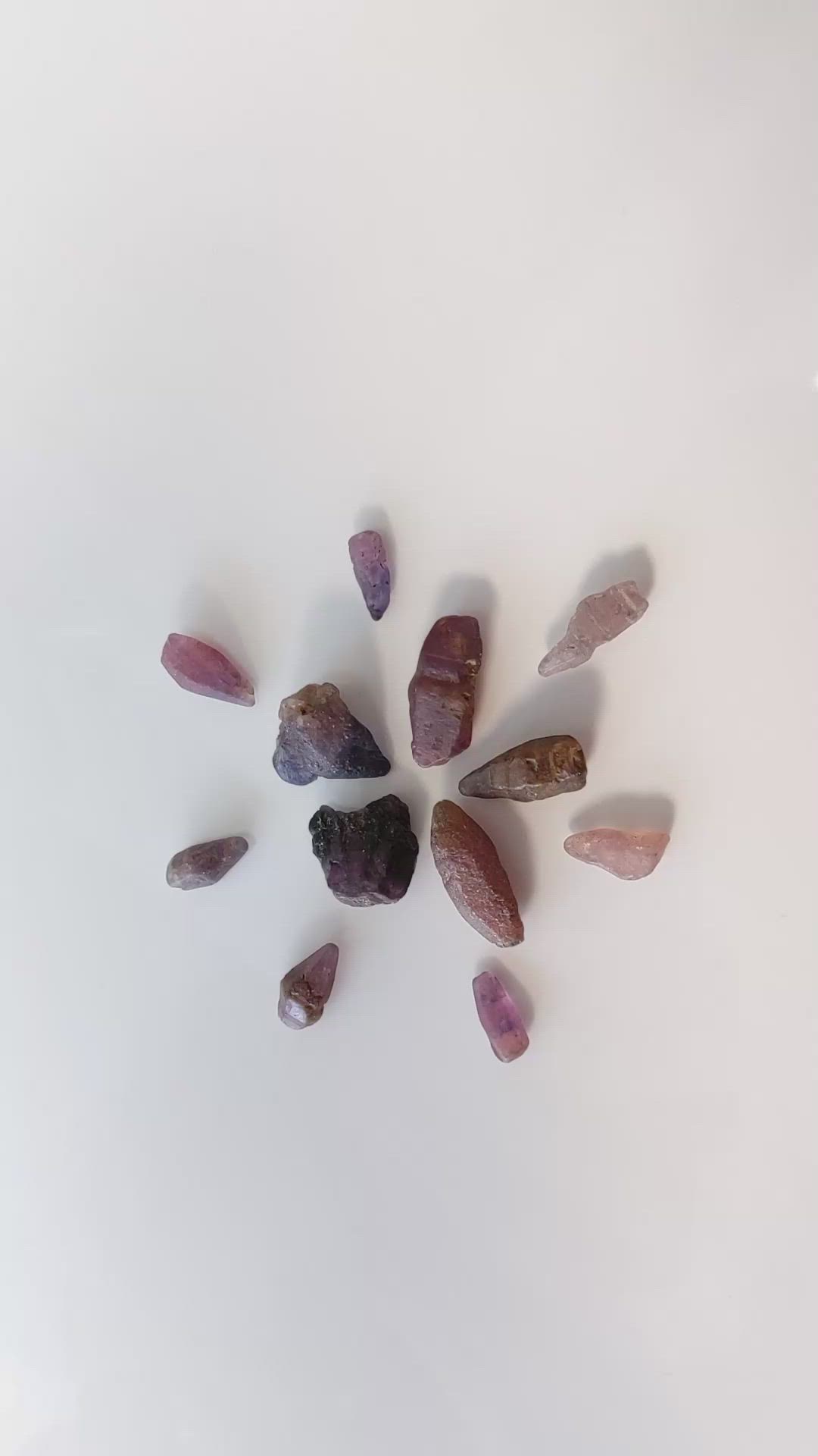 52.73 Ct. Purple Sapphire Crystal from Ceylon (Sri Lanka) Size Video
