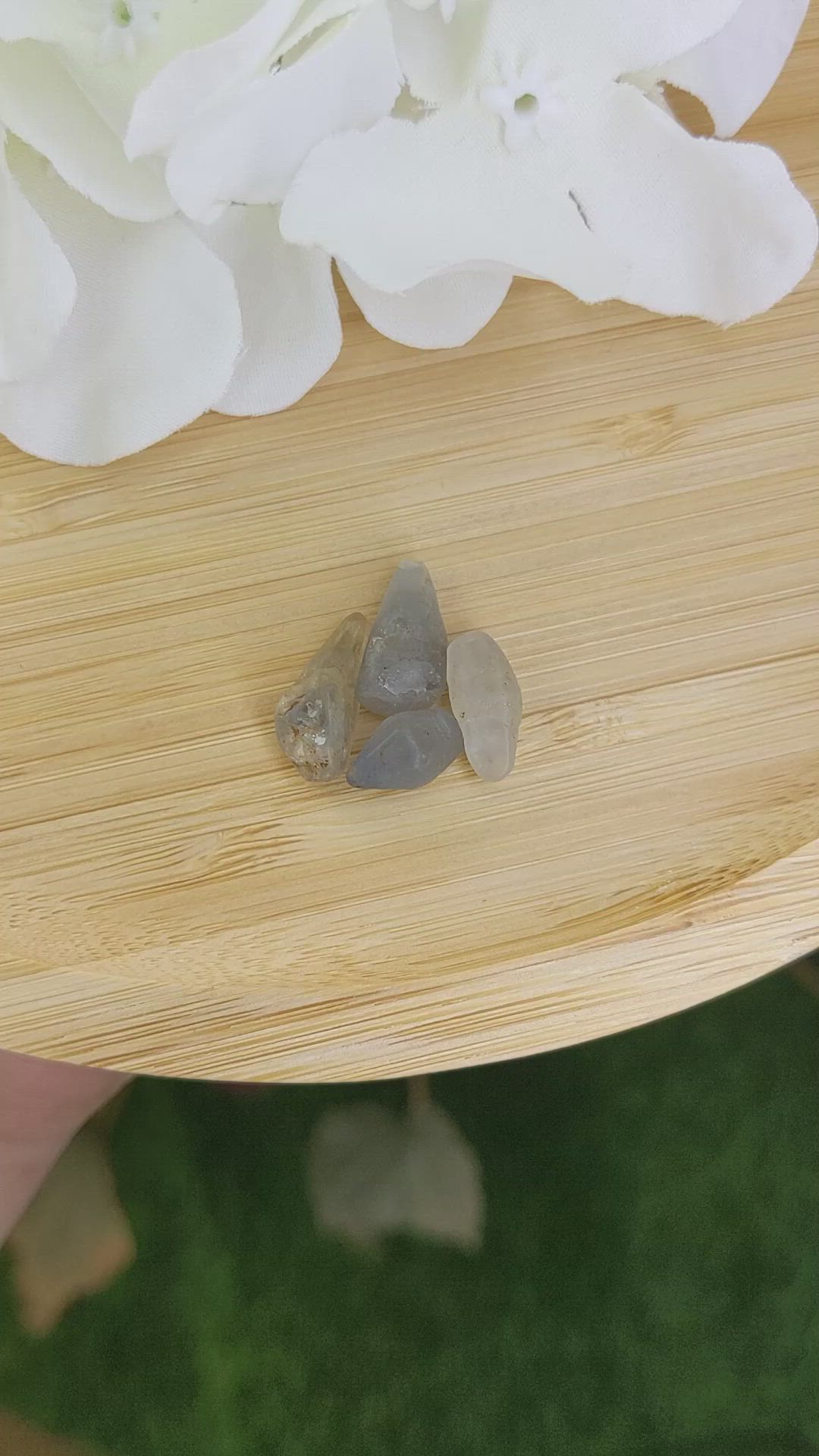 20.92 Ct. Blue Sapphire Crystal from Ceylon (Sri Lanka) Size Video