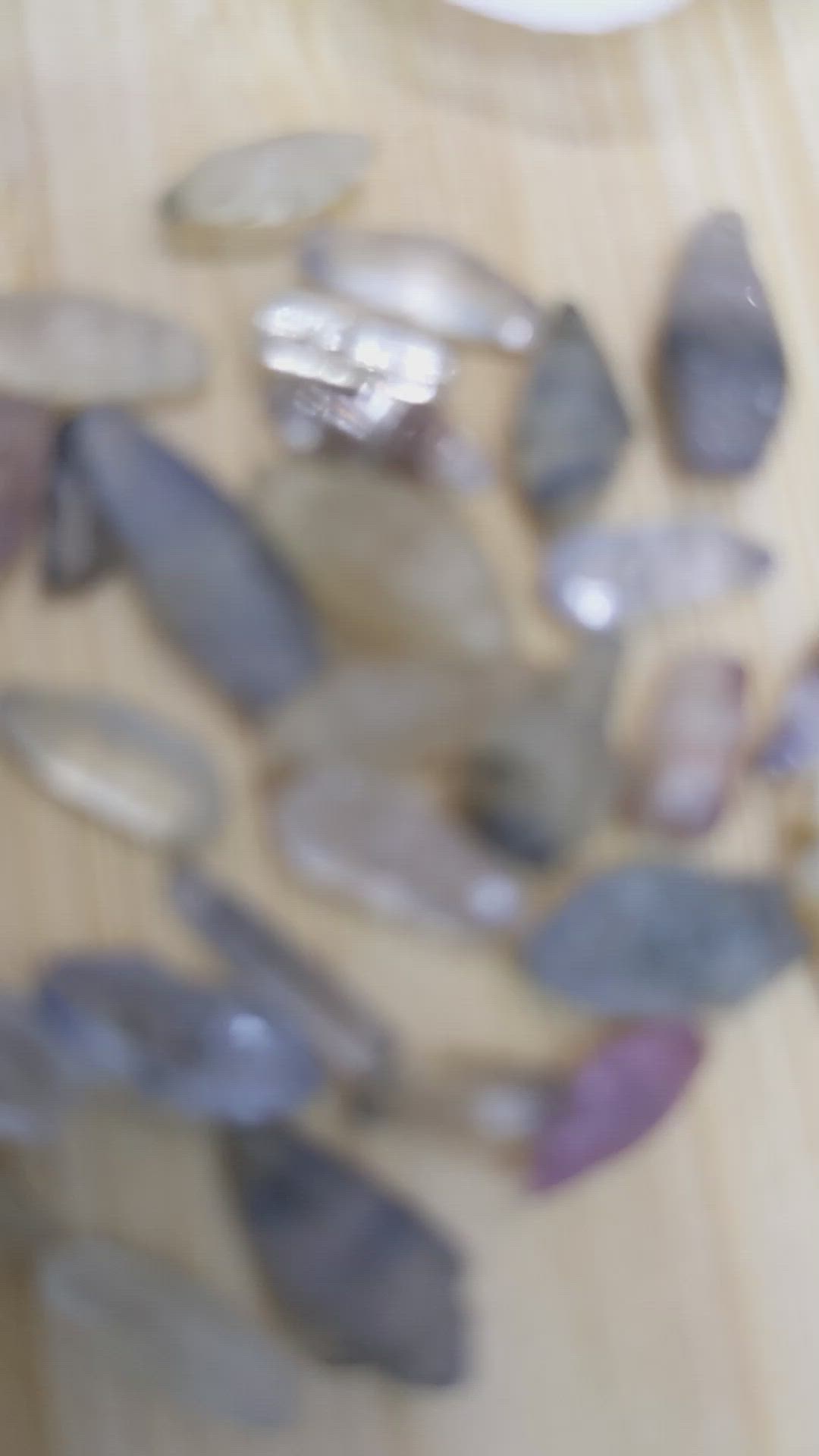 26.41 Ct. Multi Color Sapphire Crystal from Ceylon (Sri Lanka) Size Video