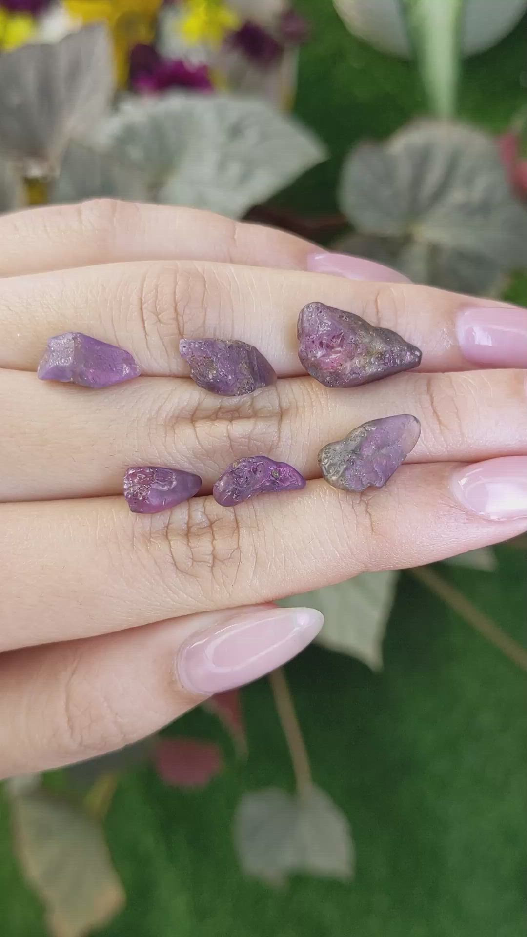 31.16 Ct. Purple Sapphire Crystal from Ceylon (Sri Lanka) Size Video