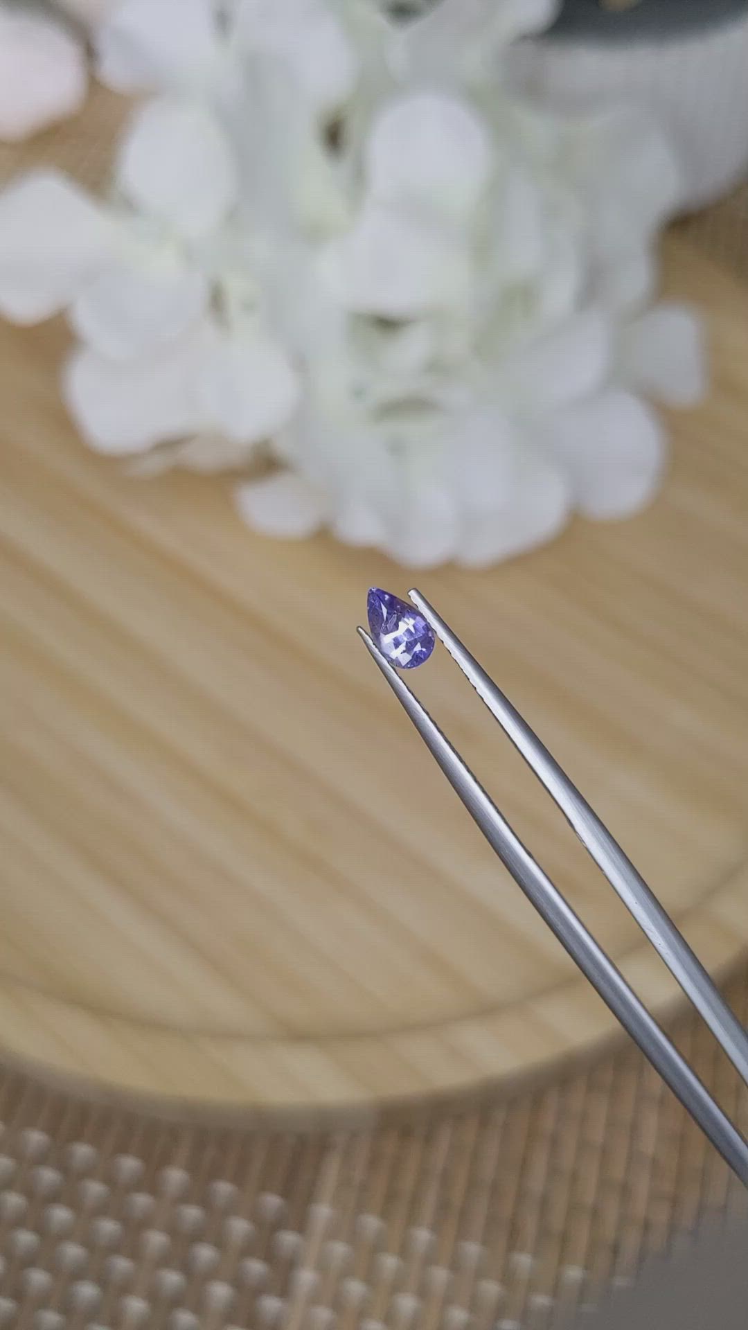 0.61 Ct. Blue Sapphire from Ceylon (Sri Lanka) Size Video