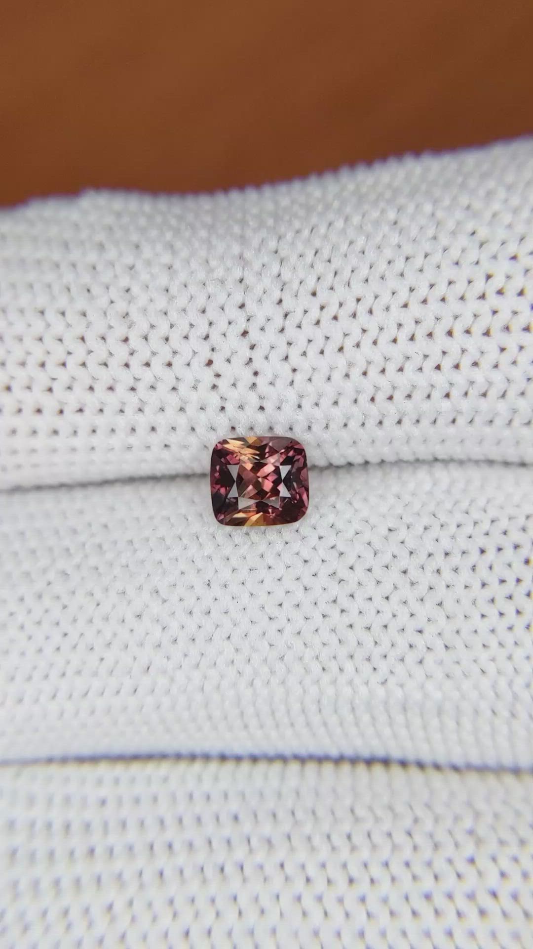 0.84 Ct. Padparadscha Sapphire from Madagascar Size Video