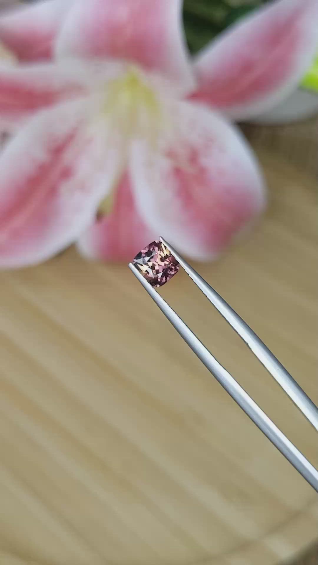 0.84 Ct. Padparadscha Sapphire from Madagascar Size Video