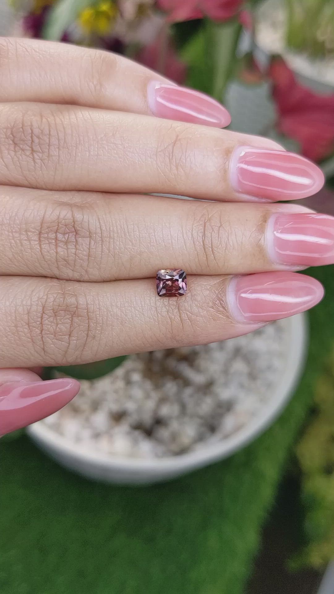 0.84 Ct. Padparadscha Sapphire from Madagascar Size Video