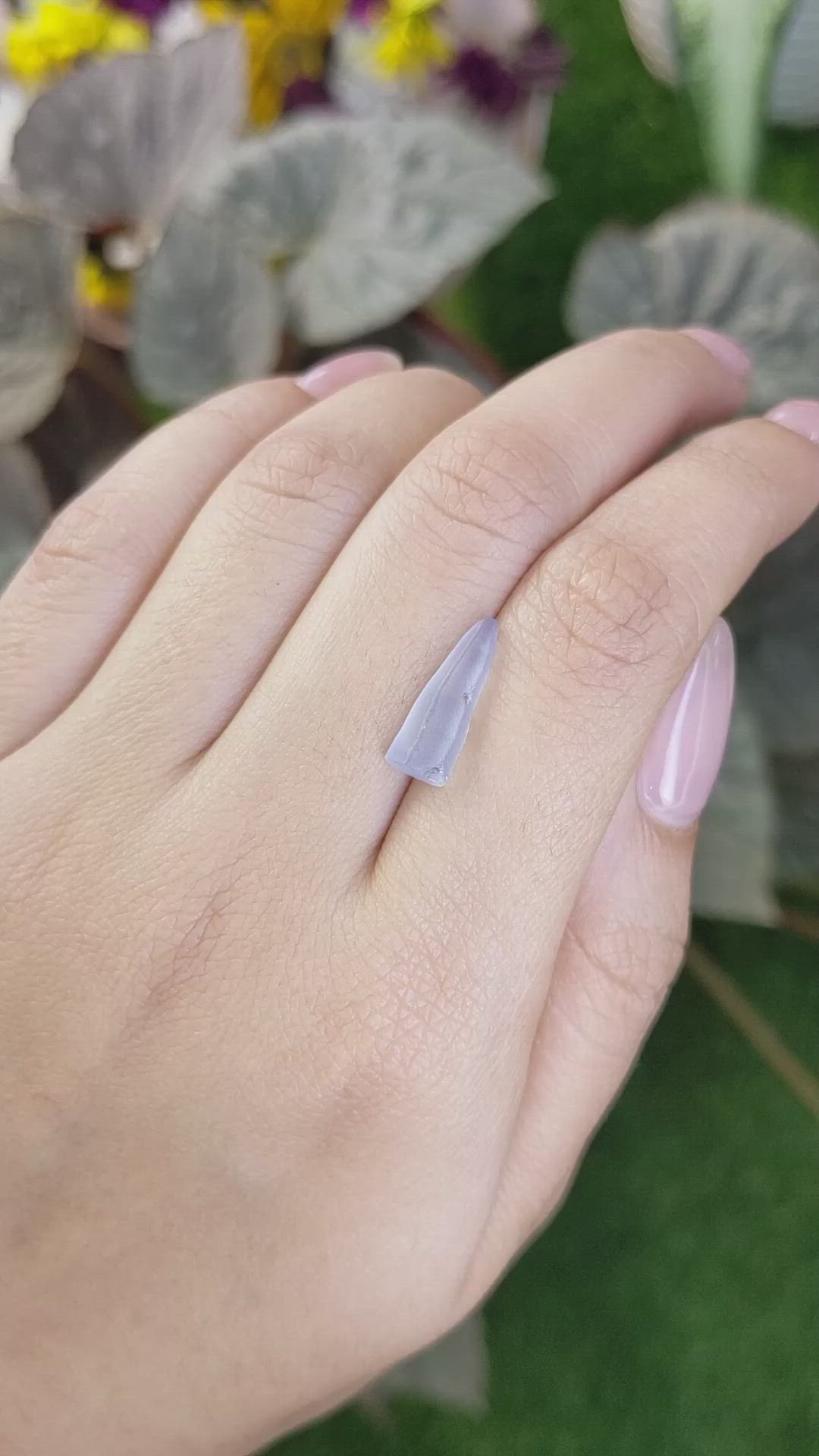 4.30 Ct. Blue Sapphire Crystal from Ceylon (Sri Lanka) Size Video