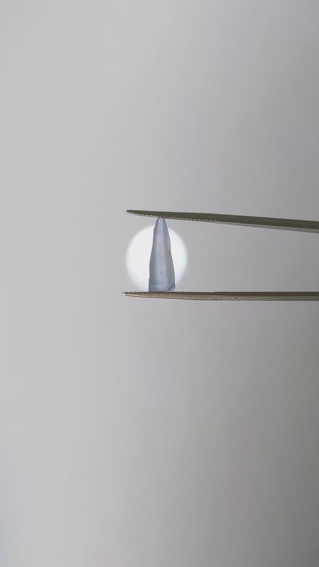 4.30 Ct. Blue Sapphire Crystal from Ceylon (Sri Lanka) Size Video