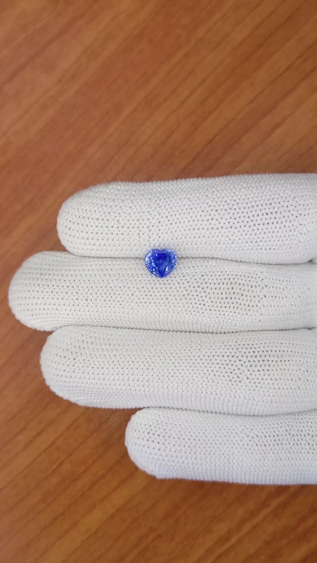 1.66 Ct. Blue Sapphire from Ceylon (Sri Lanka) Size Video