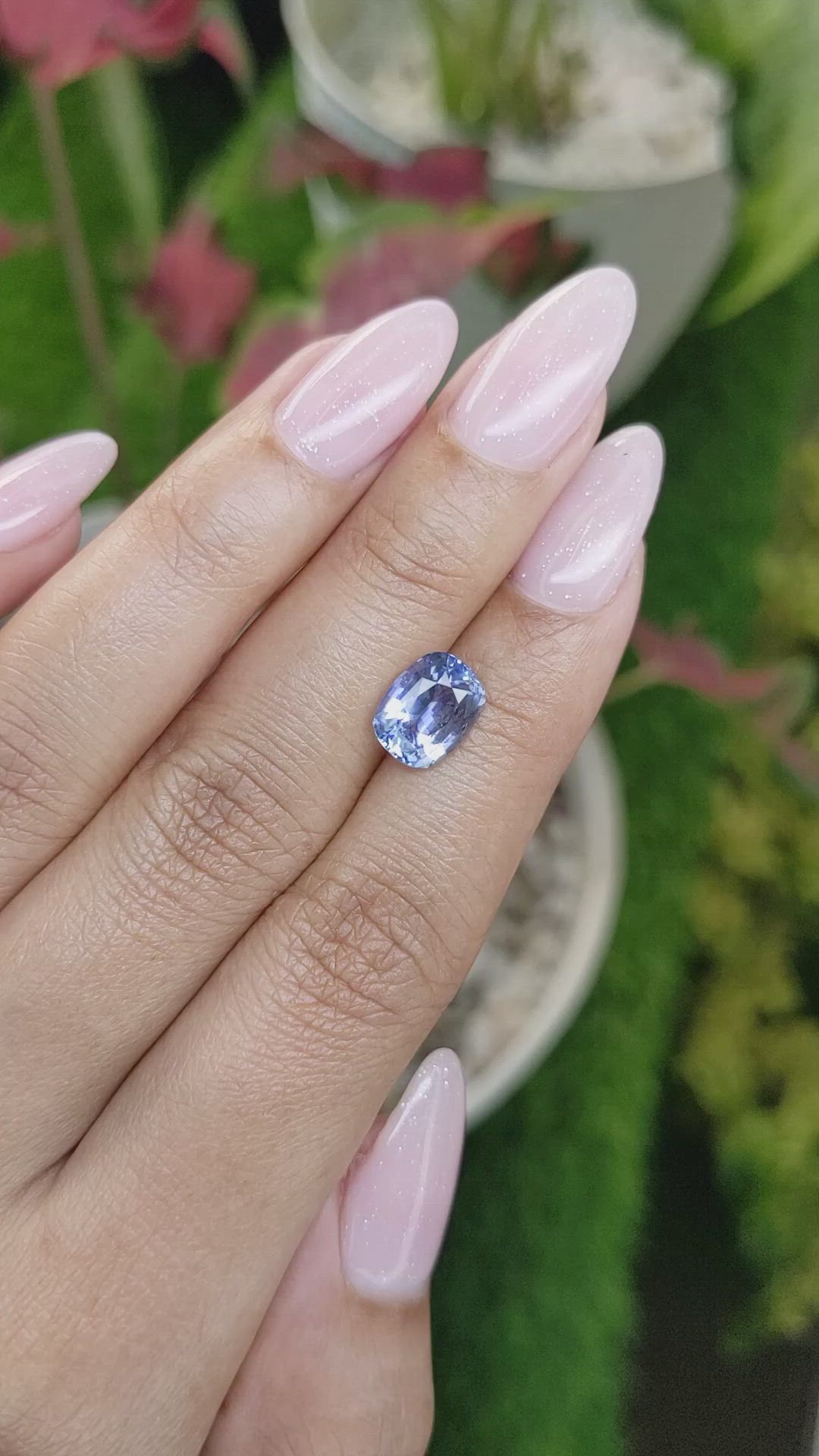 3.05 Ct. Blue Sapphire from Ceylon (Sri Lanka) Size Video