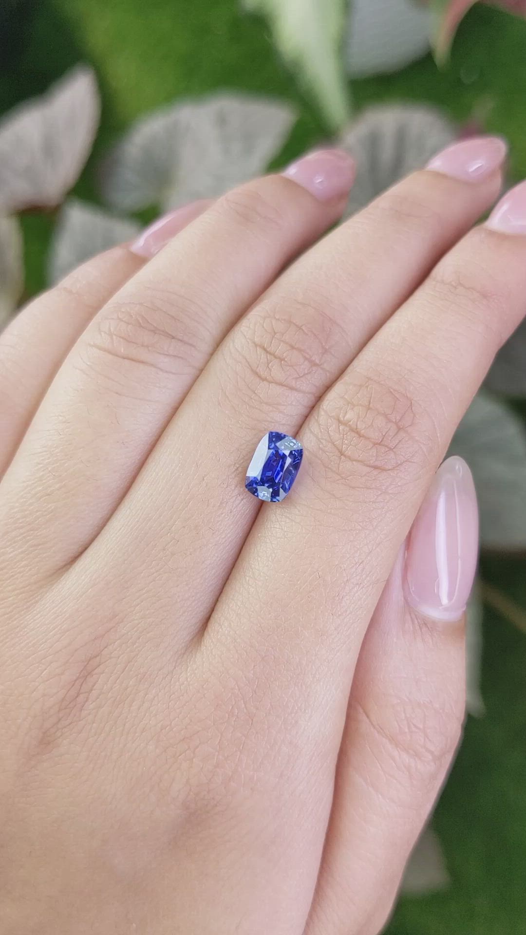 2.53 Ct. Blue Sapphire from Ceylon (Sri Lanka) Size Video