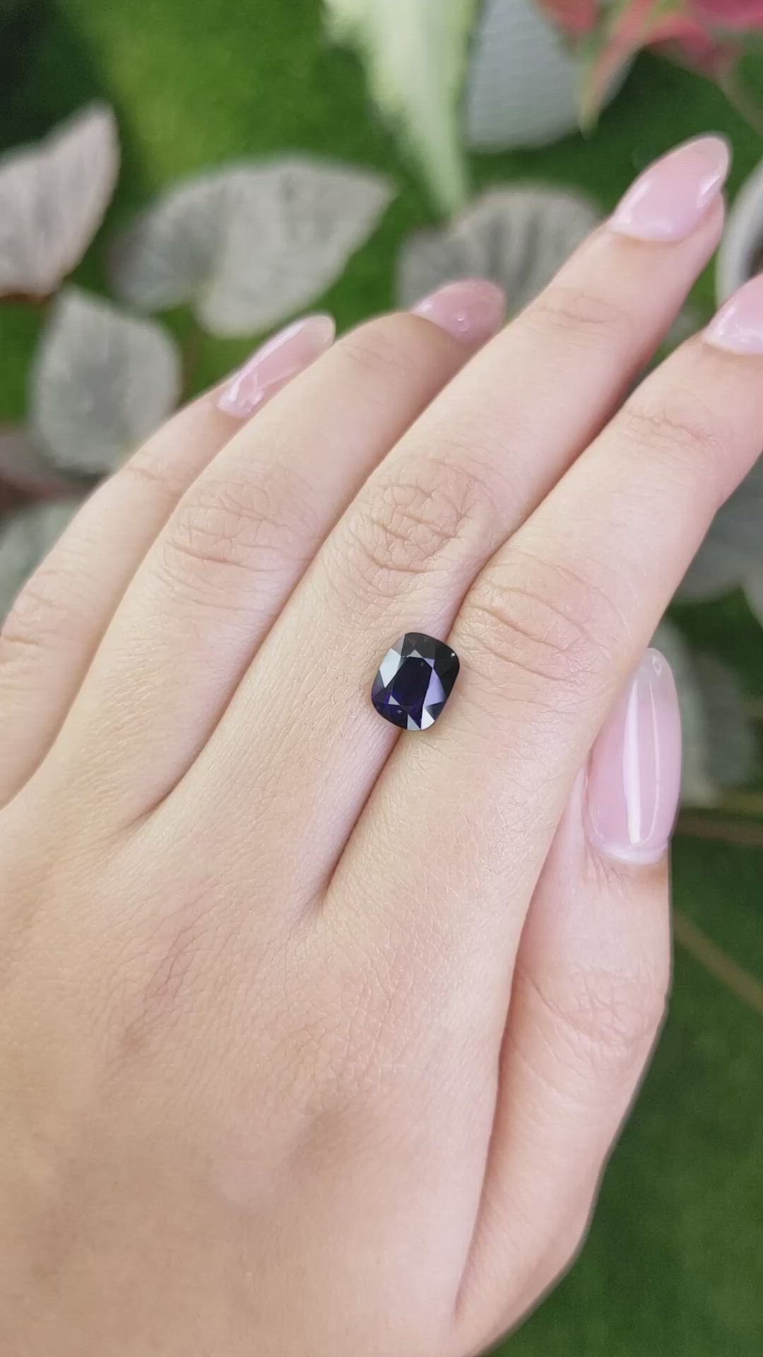 3.09 Ct. Blue Sapphire from Ceylon (Sri Lanka) Size Video