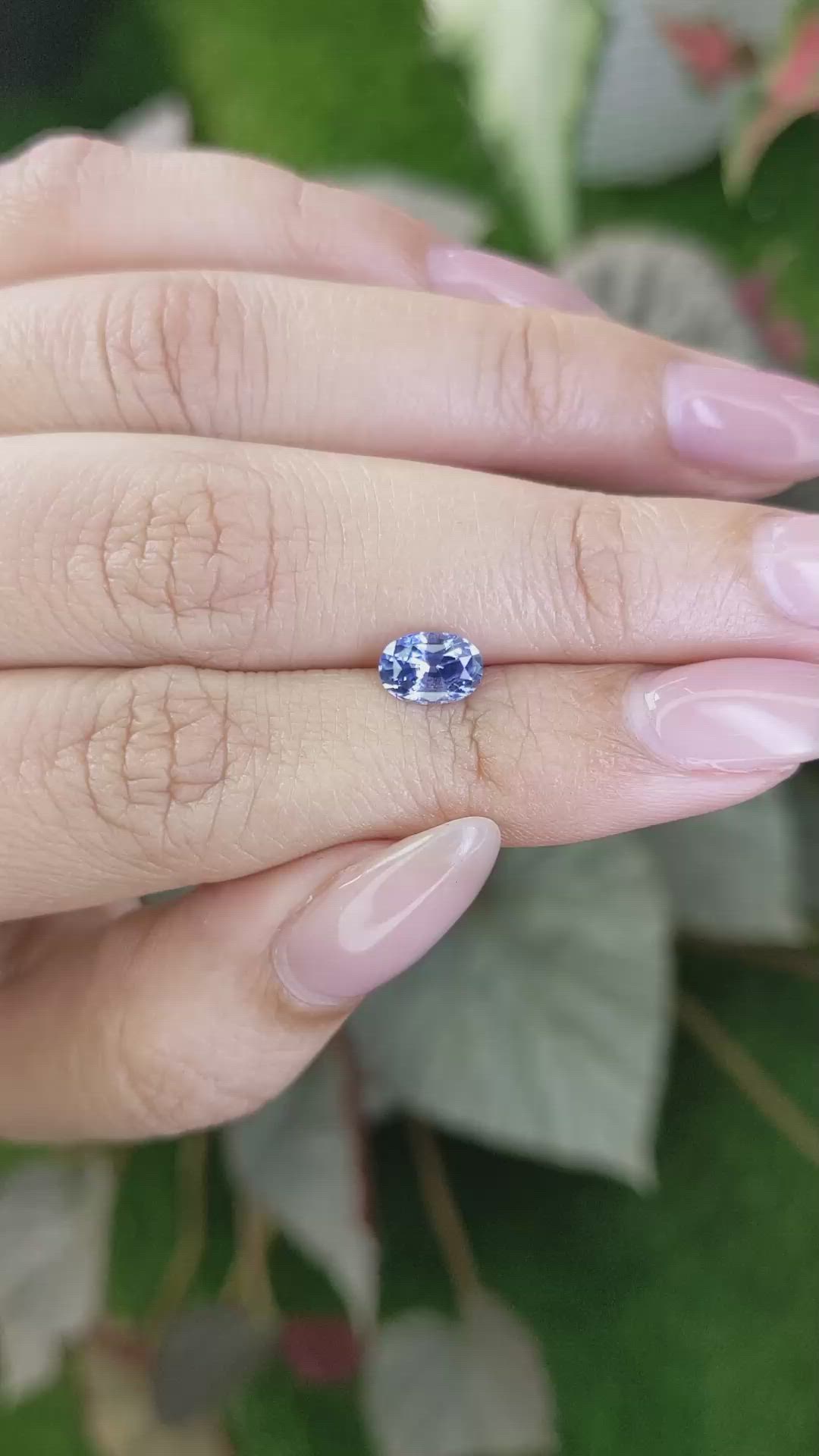 1.07 Ct. Blue Sapphire from Ceylon (Sri Lanka) Size Video