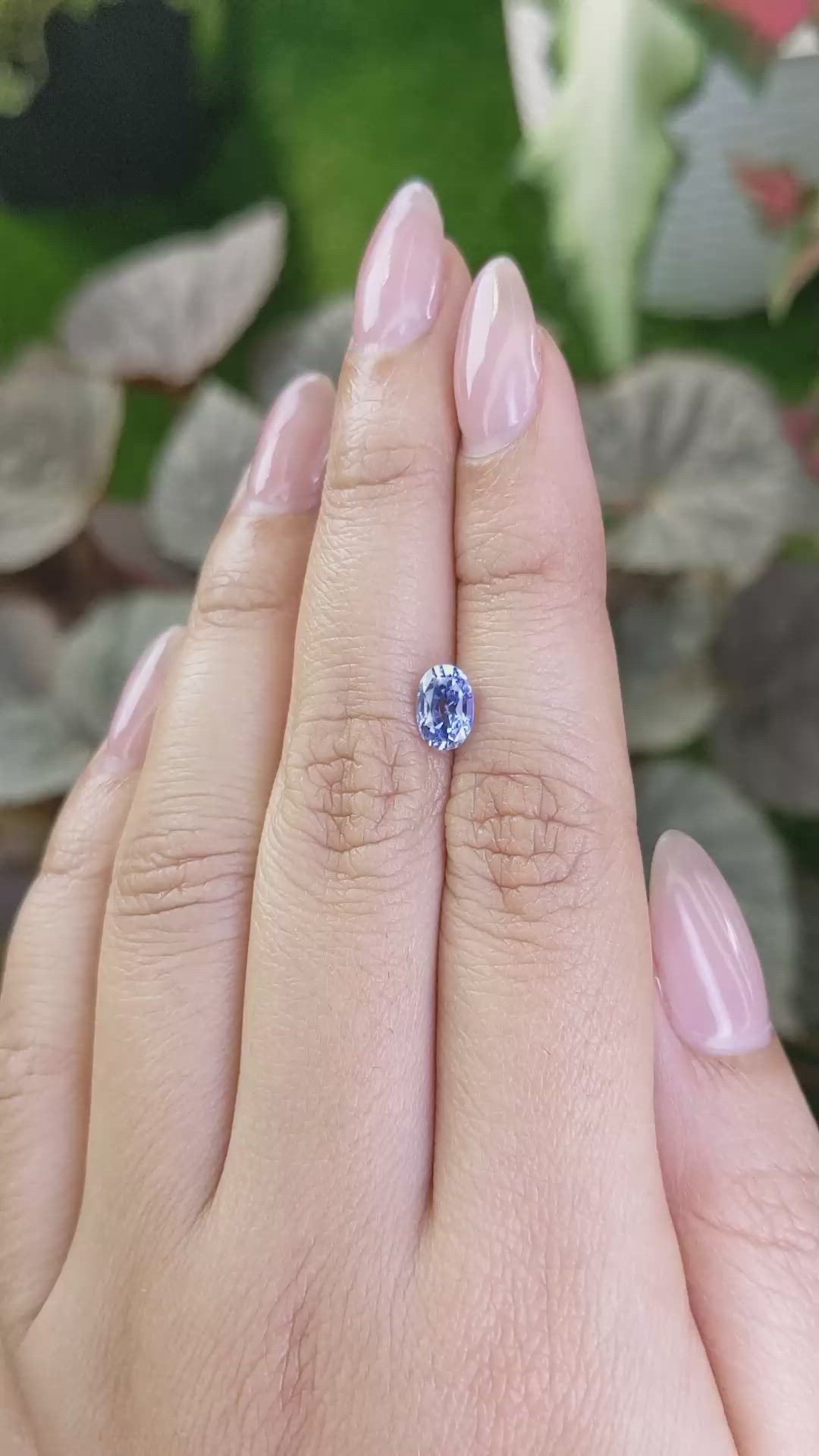 1.07 Ct. Blue Sapphire from Ceylon (Sri Lanka) Size Video