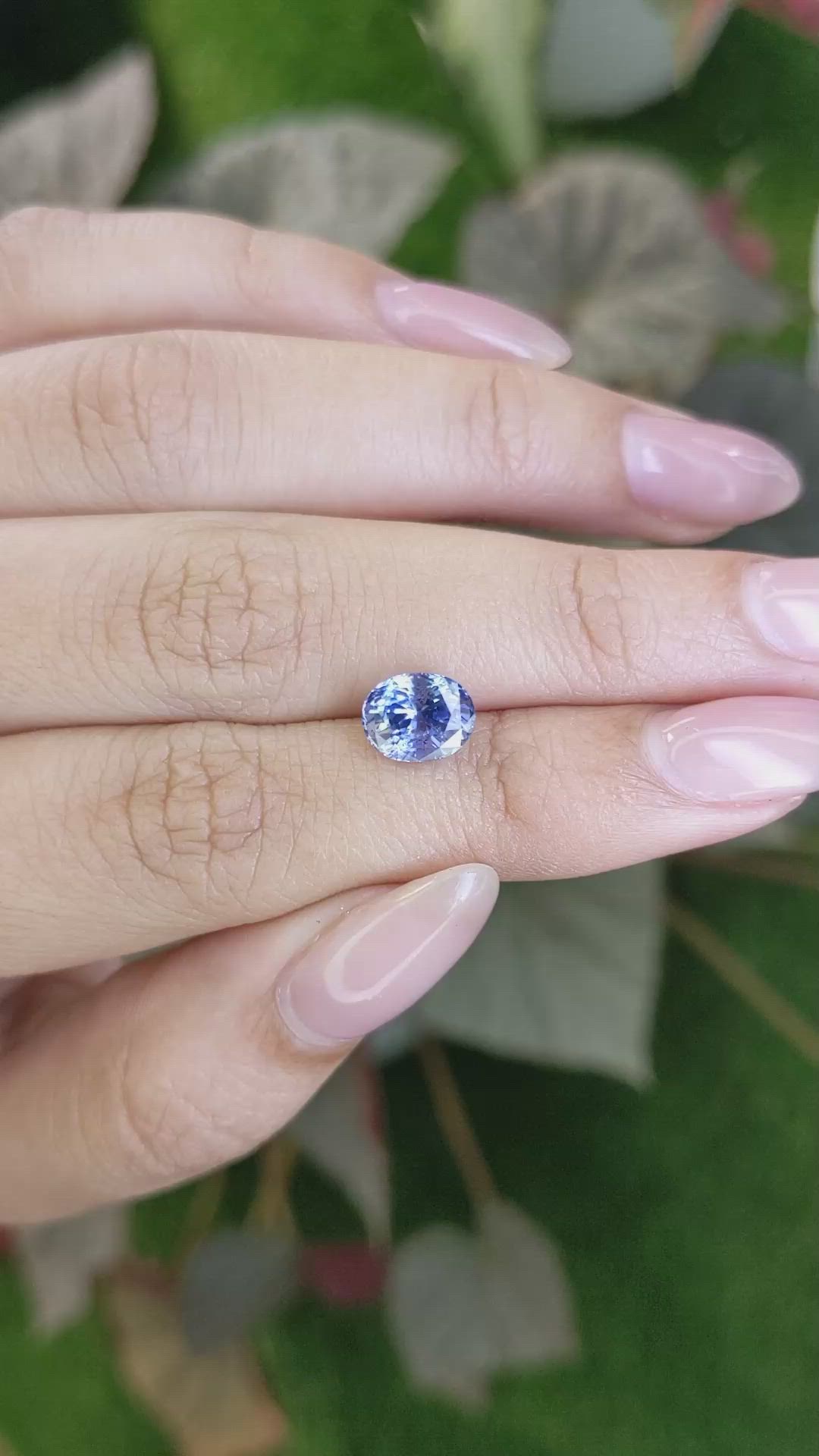 2.51 Ct. Blue Sapphire from Ceylon (Sri Lanka) Size Video