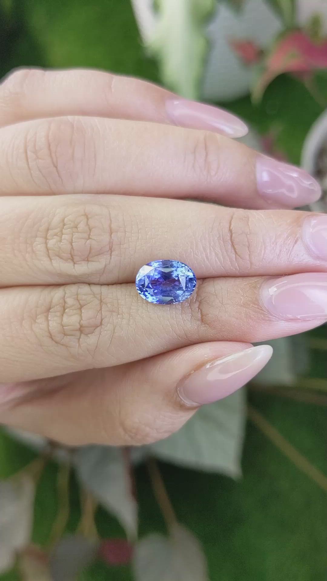 3.65 Ct. Blue Sapphire from Ceylon (Sri Lanka) Size Video