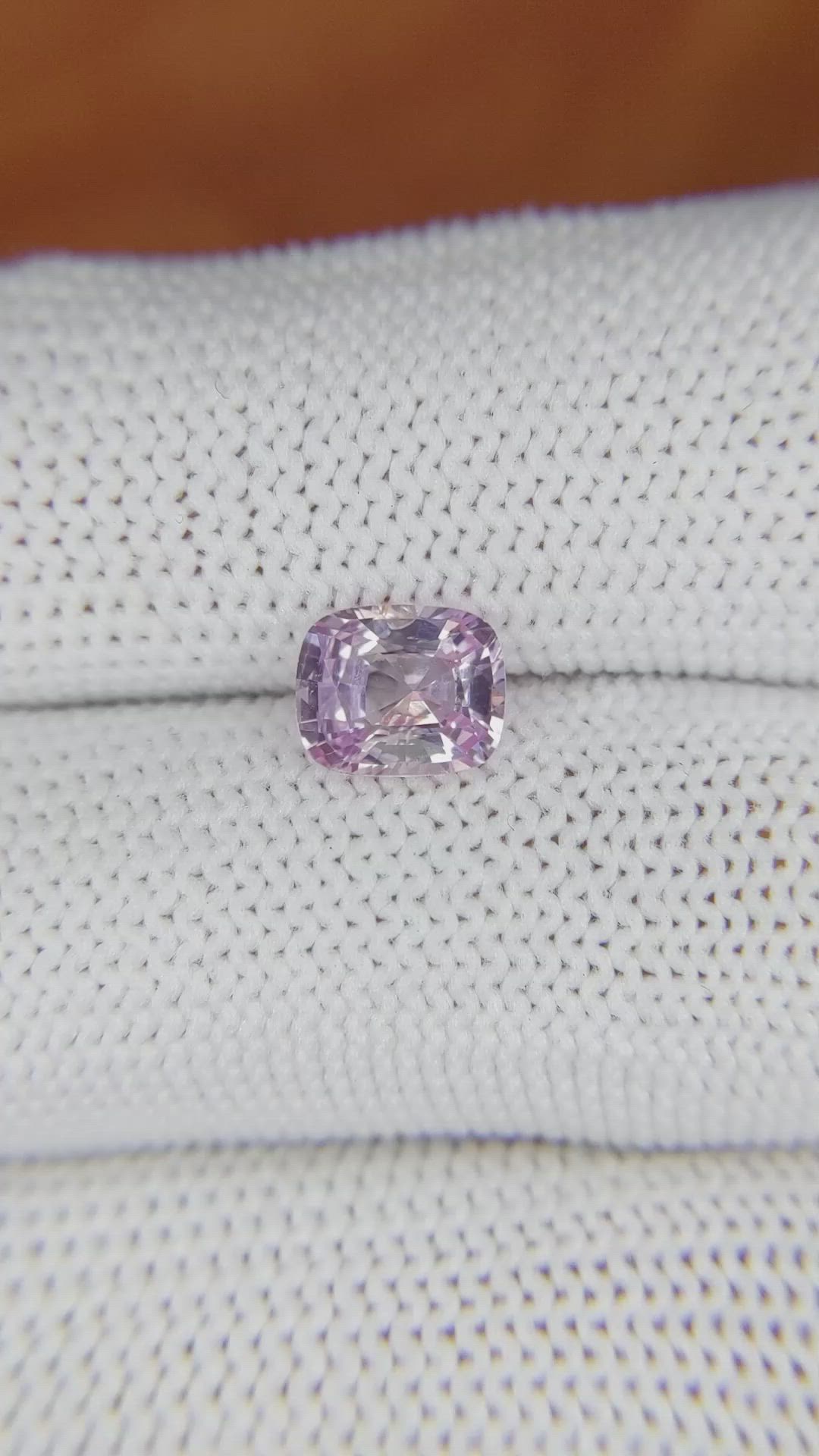1.63 Ct. Pink Sapphire from Ceylon (Sri Lanka) Size Video