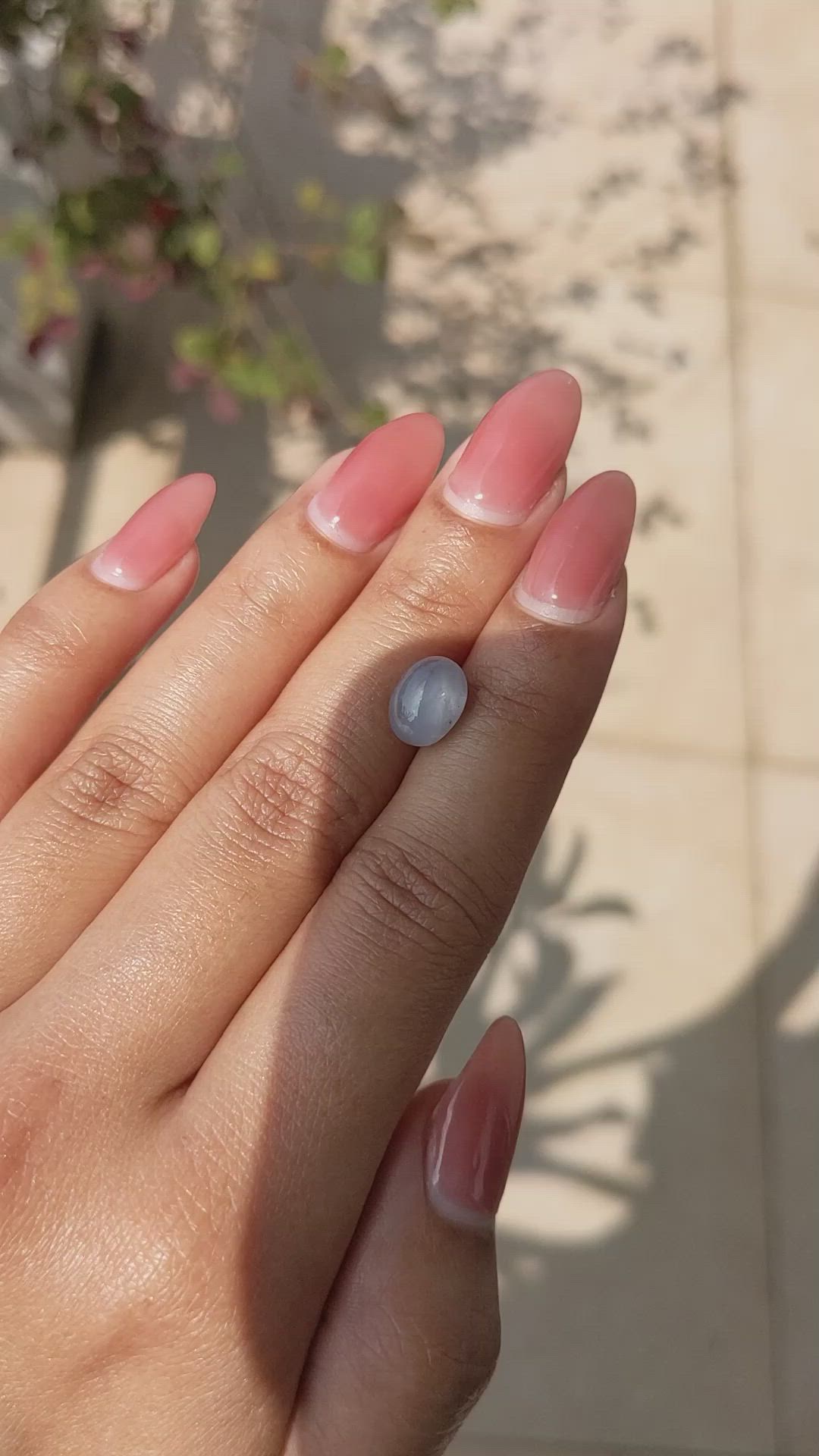 4.74 Ct. Blue Star Sapphire from Ceylon (Sri Lanka) Size Video