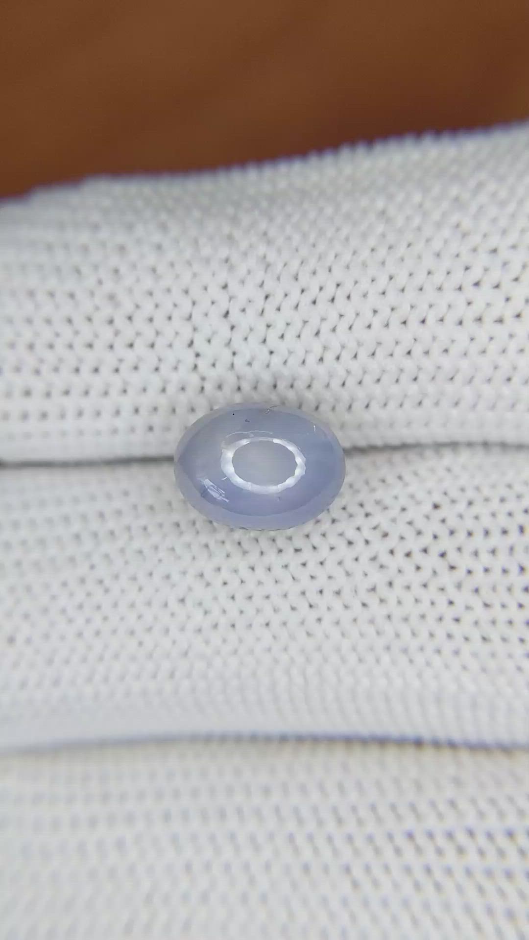 4.74 Ct. Blue Star Sapphire from Ceylon (Sri Lanka) Size Video