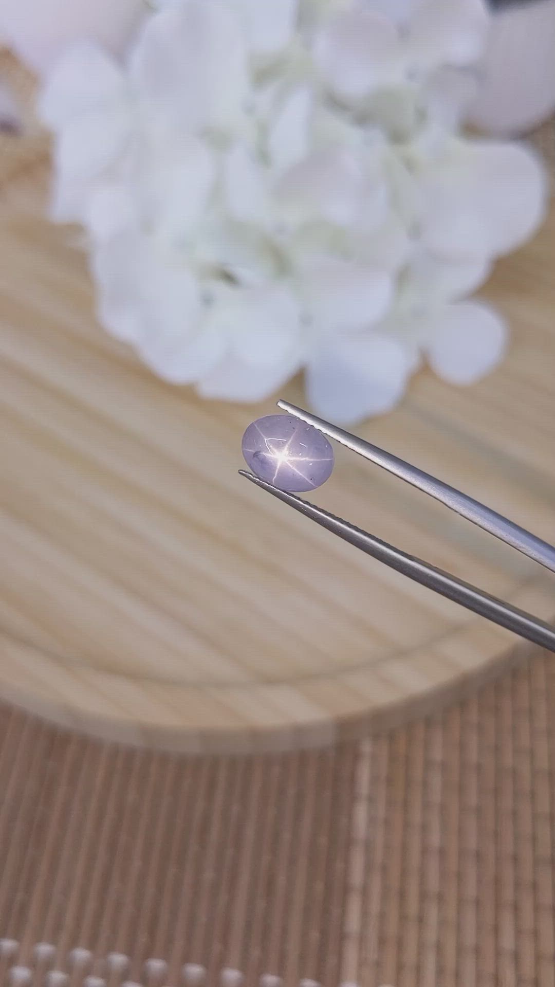 4.74 Ct. Blue Star Sapphire from Ceylon (Sri Lanka) Size Video