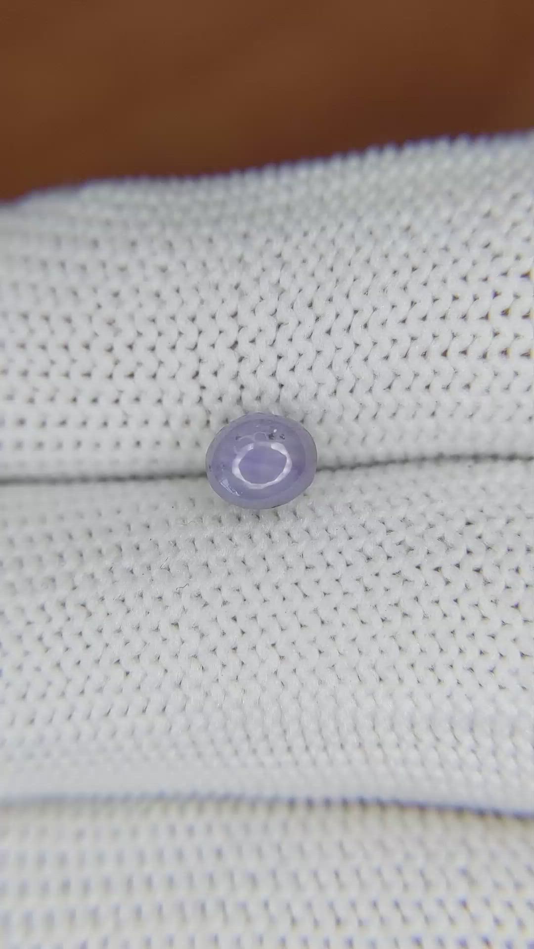 1.41 Ct. Purple Star Sapphire from Ceylon (Sri Lanka) Size Video