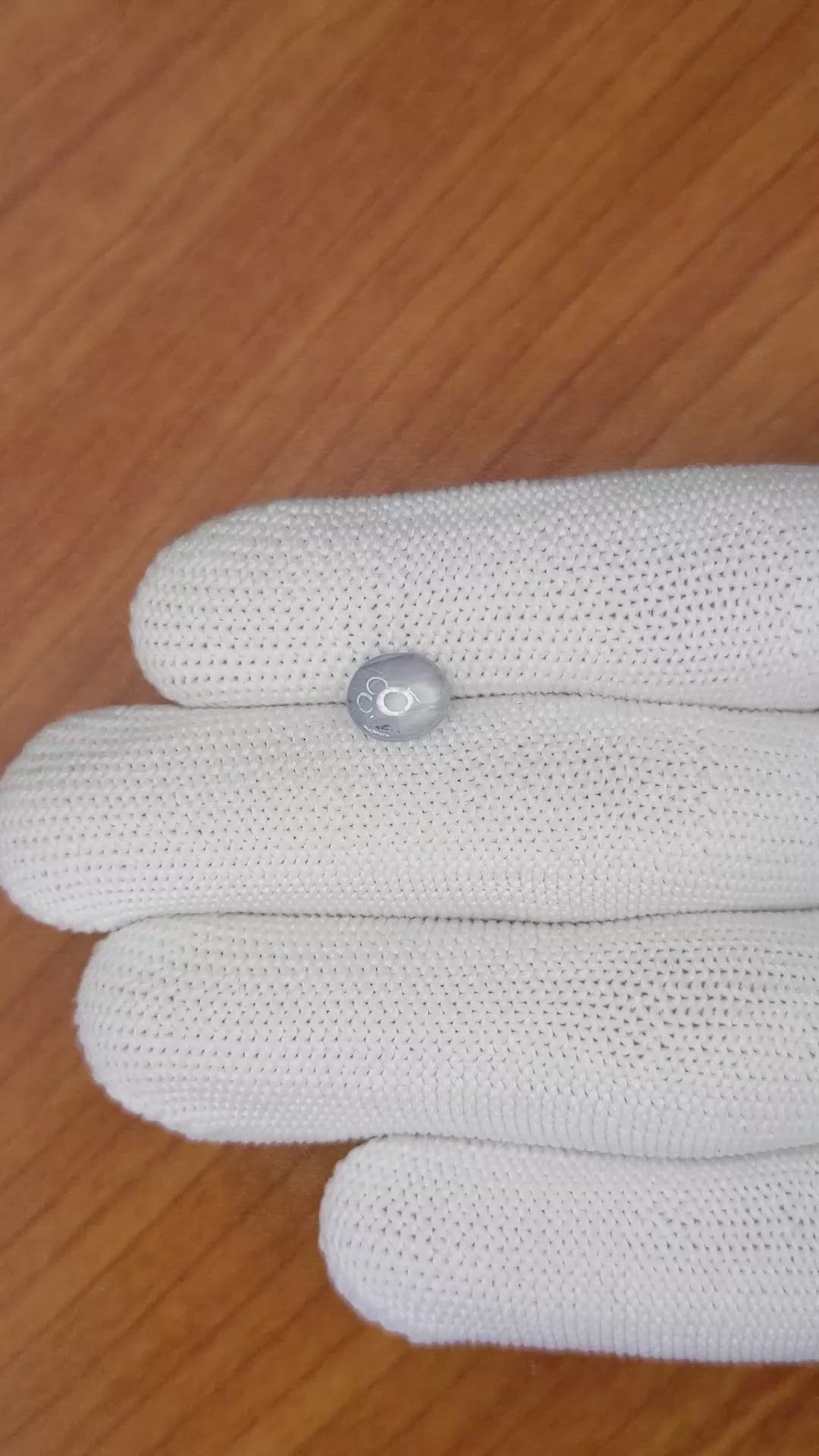 2.31 Ct. Greyish Blue Star Sapphire from Ceylon (Sri Lanka) Size Video