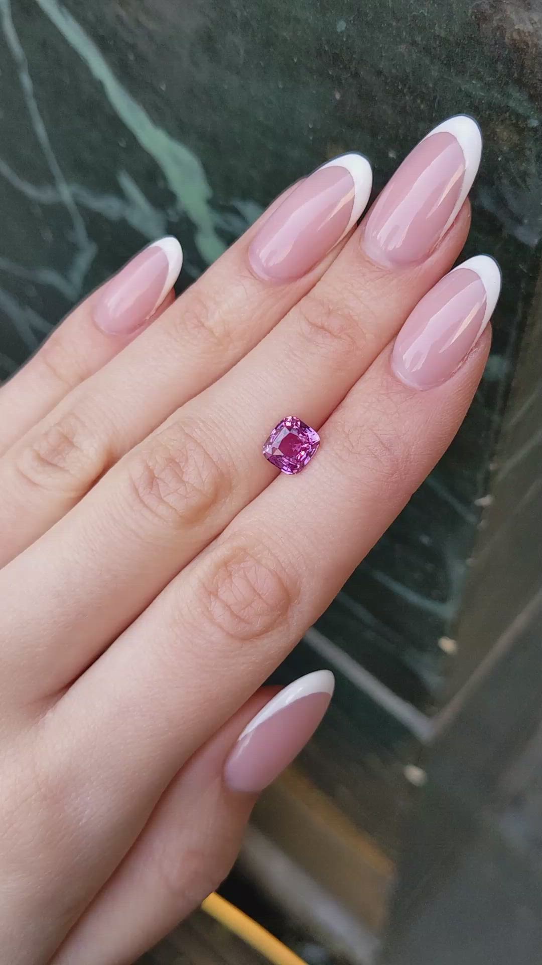 2.04 Ct. Pink Sapphire from Ceylon (Sri Lanka) Size Video