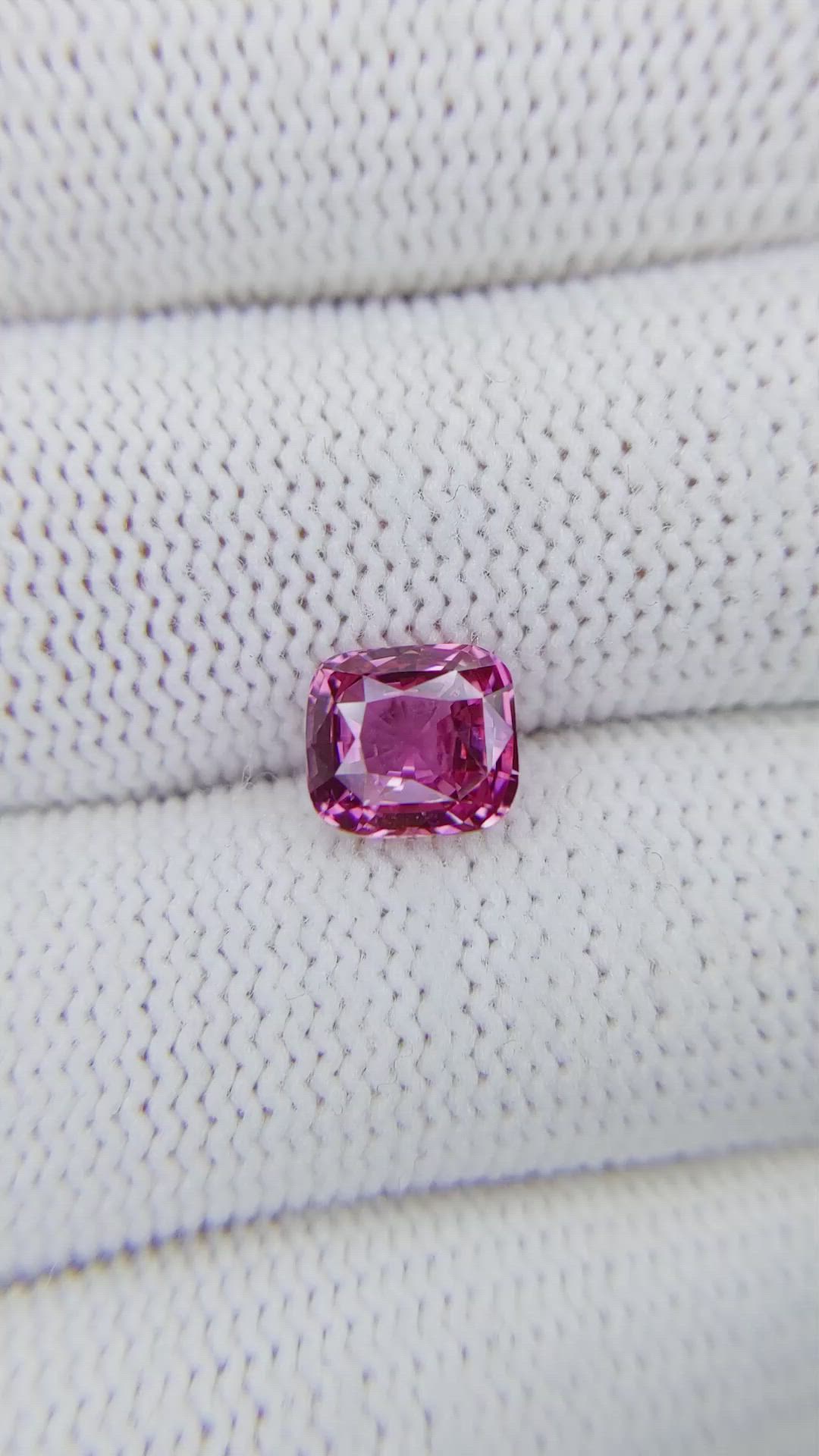 2.04 Ct. Pink Sapphire from Ceylon (Sri Lanka) Size Video