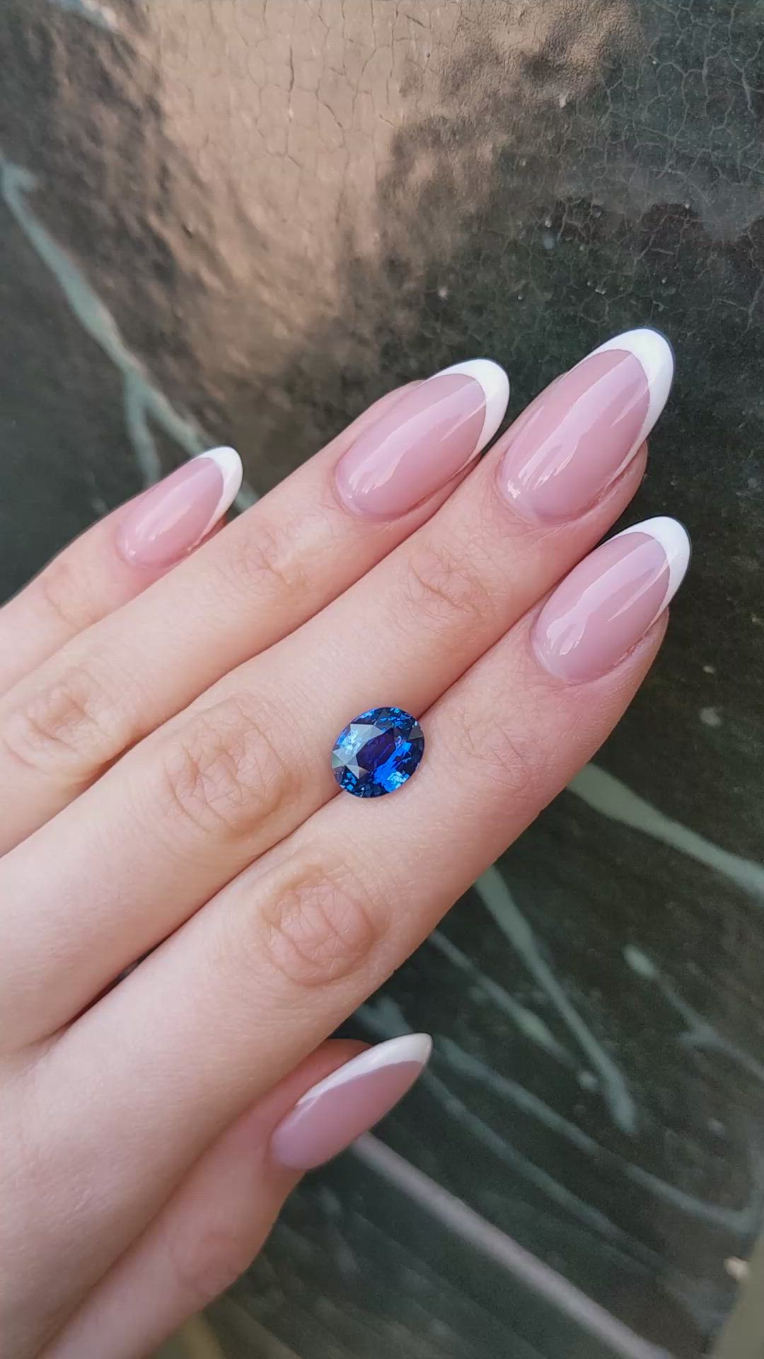 4.55 Ct. Blue Sapphire from Ceylon (Sri Lanka) Size Video