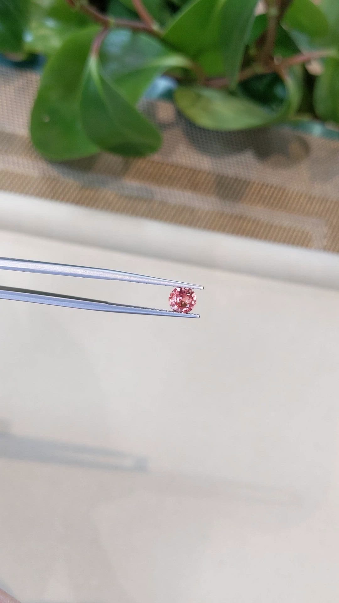 0.91 Ct. Padparadscha Sapphire from Madagascar Size Video
