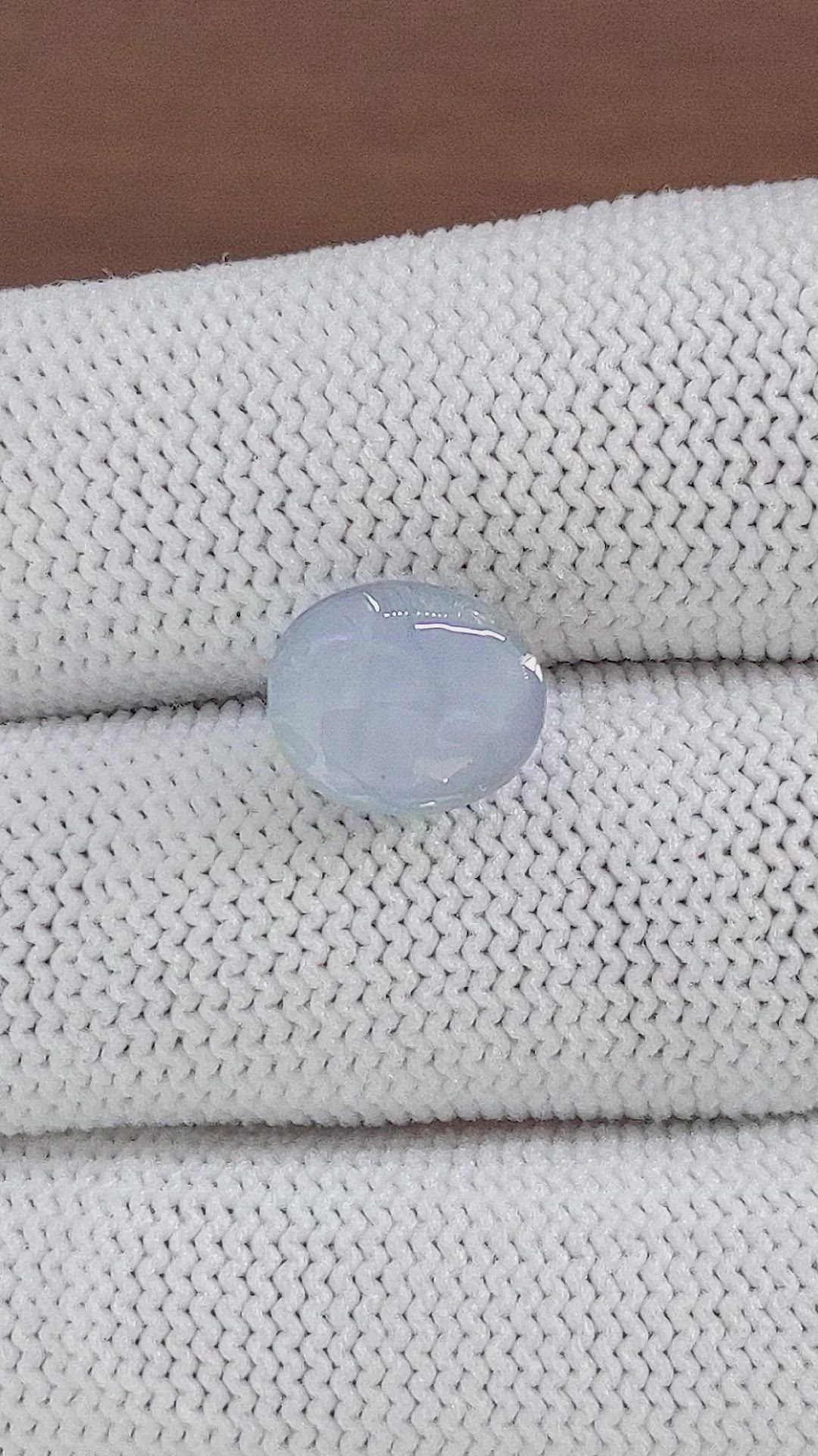 6.91 Ct. Bluish Grey Star Sapphire from Ceylon (Sri Lanka) Size Video