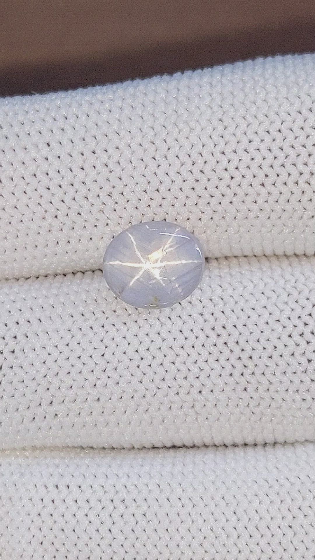 1.97 Ct. Grey Star Sapphire from Ceylon (Sri Lanka) Size Video