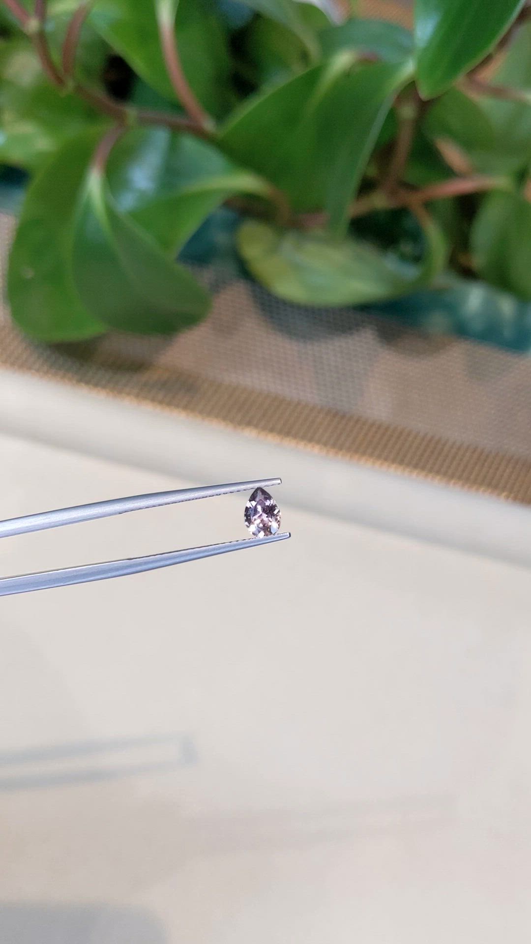 0.53 Ct. Pink Sapphire from Montana Size Video