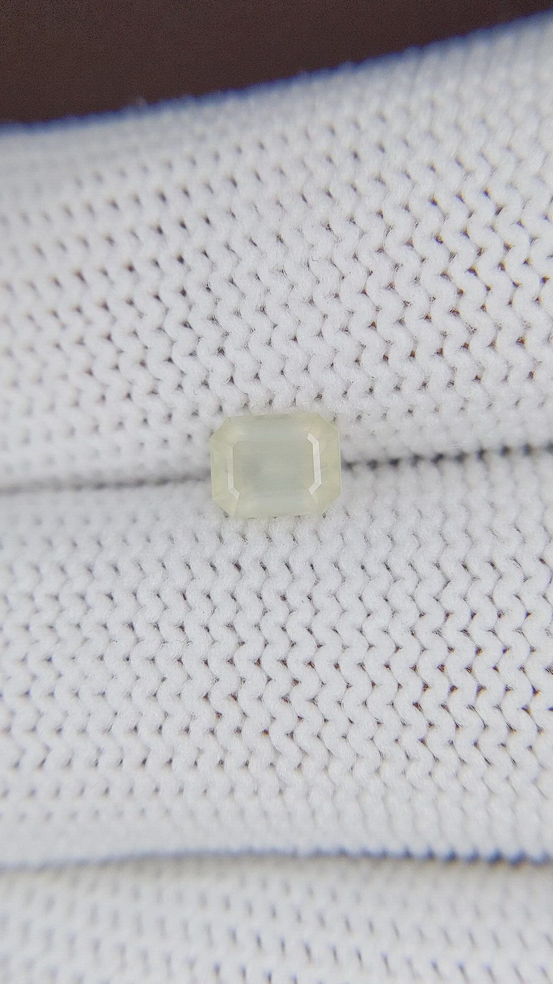 0.87 Ct. Yellow Sapphire from Tanzania Size Video