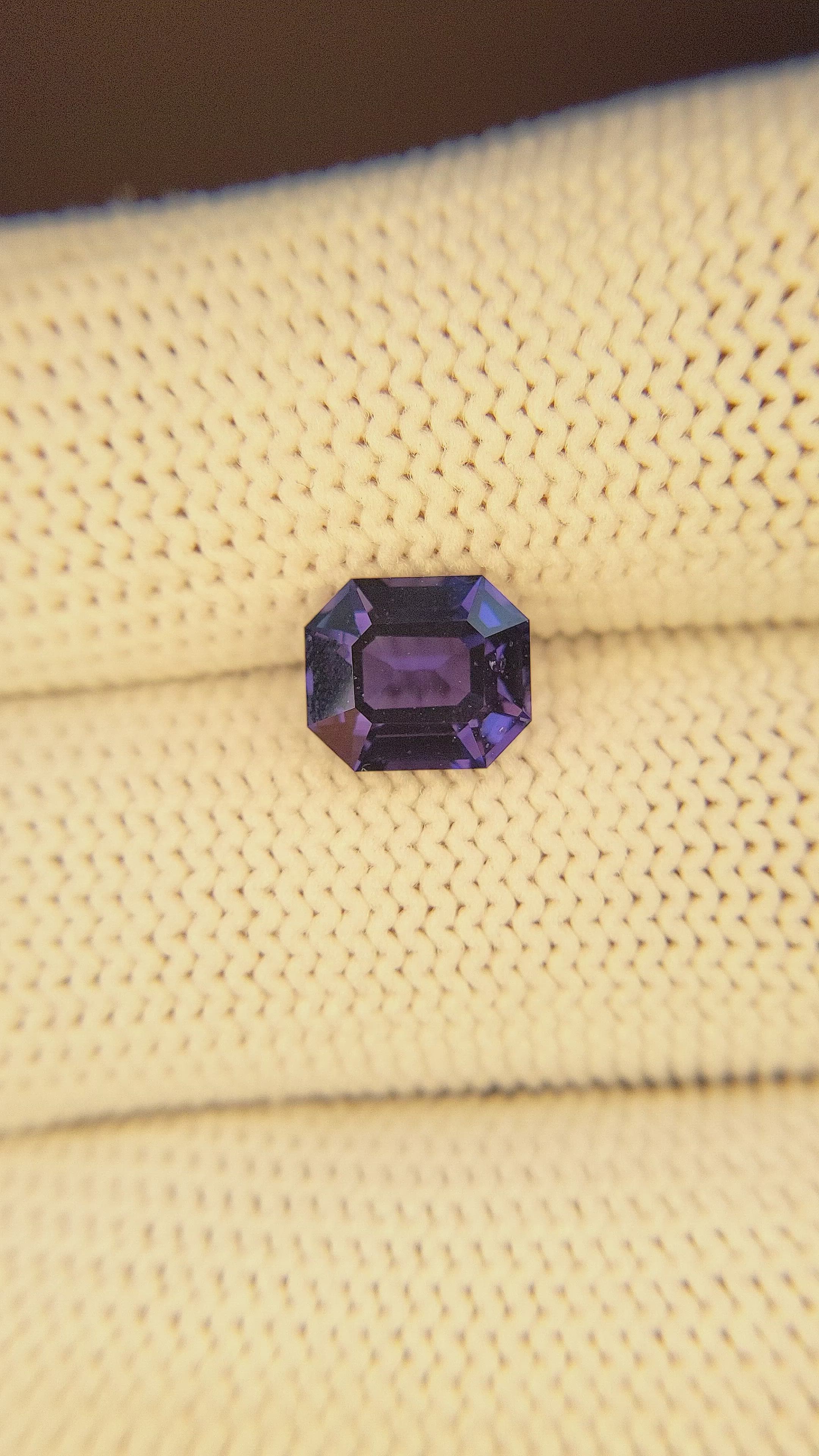 2.65 Ct. Color Change Sapphire from Tanzania Size Video