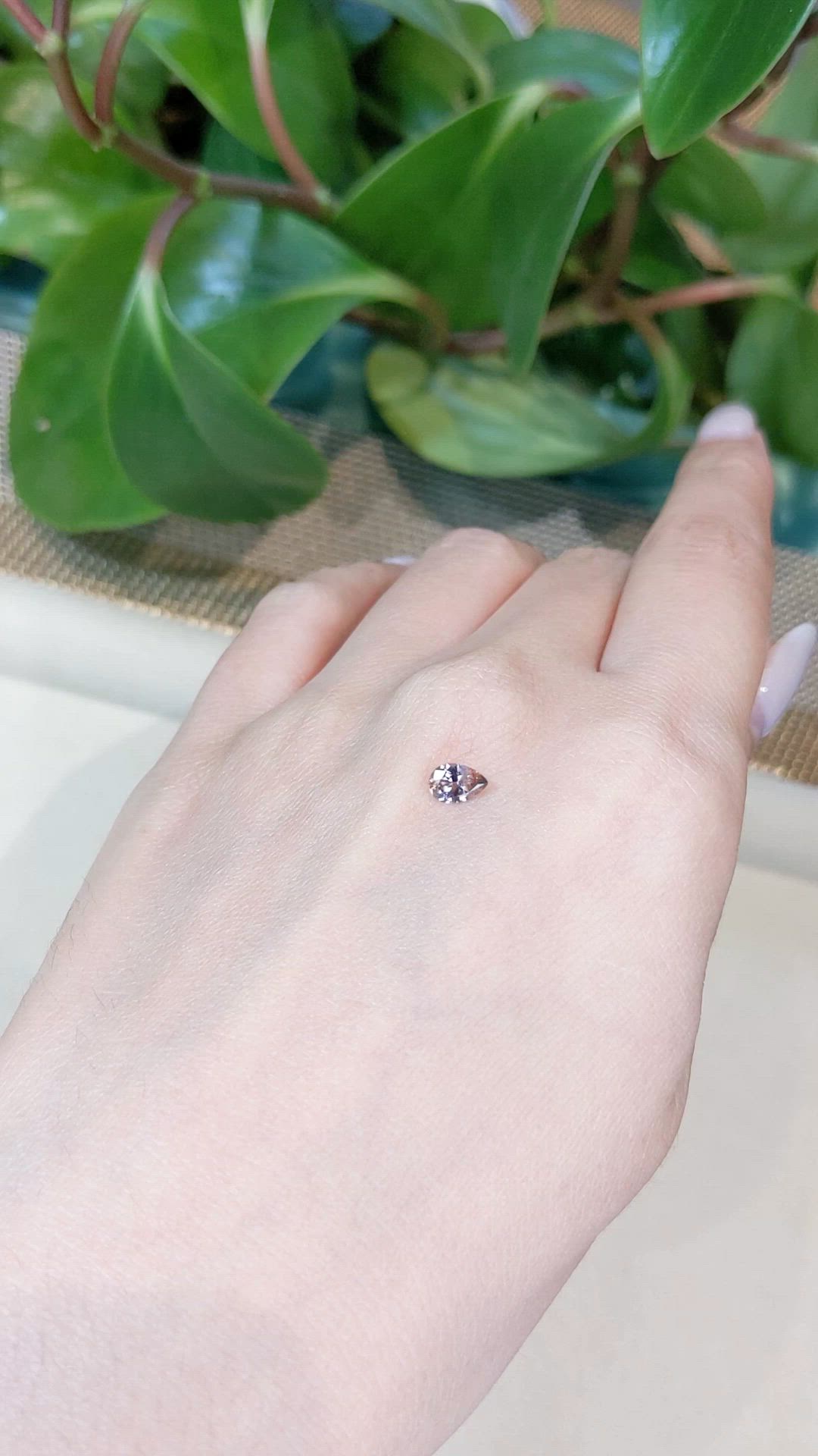 0.50 Ct. Bi Color Sapphire from Montana Size Video