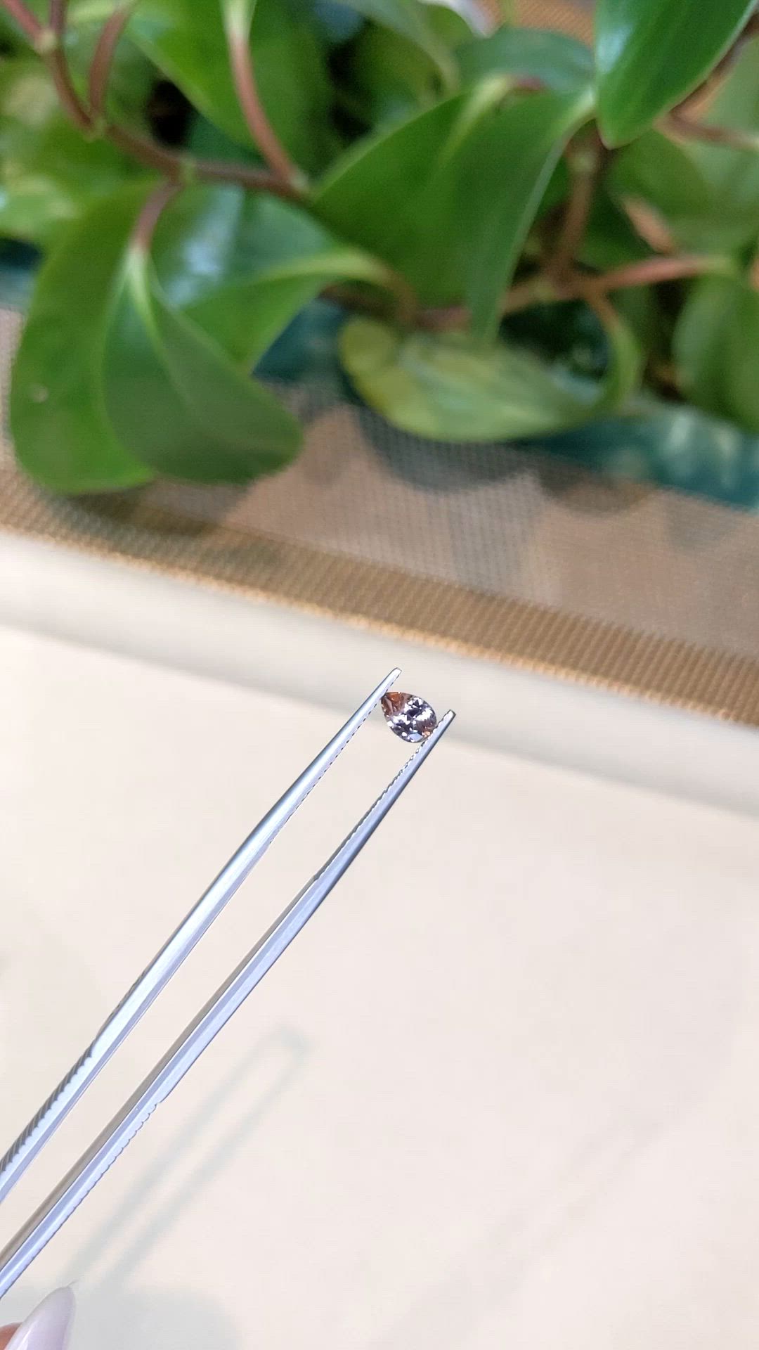 0.50 Ct. Bi Color Sapphire from Montana Size Video