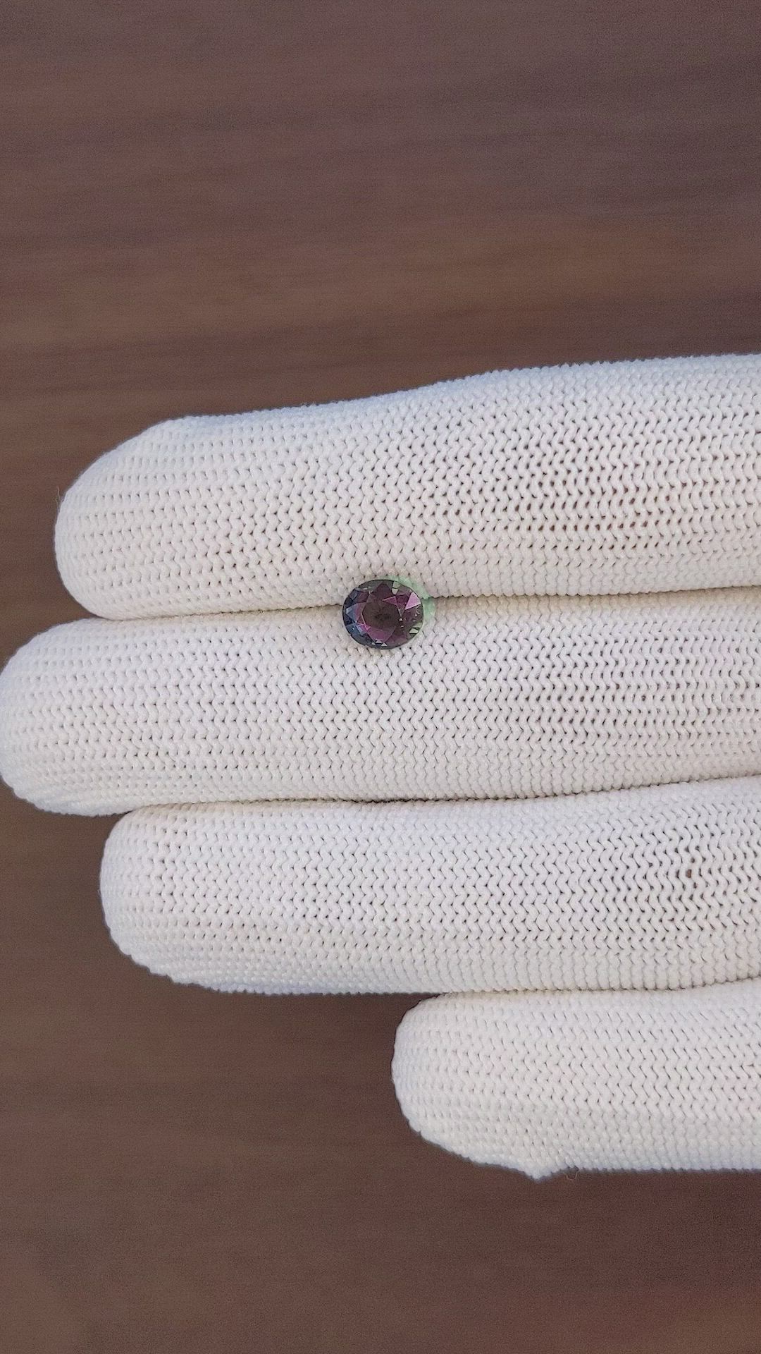1.55 Ct. Color Change Sapphire from Madagascar Size Video