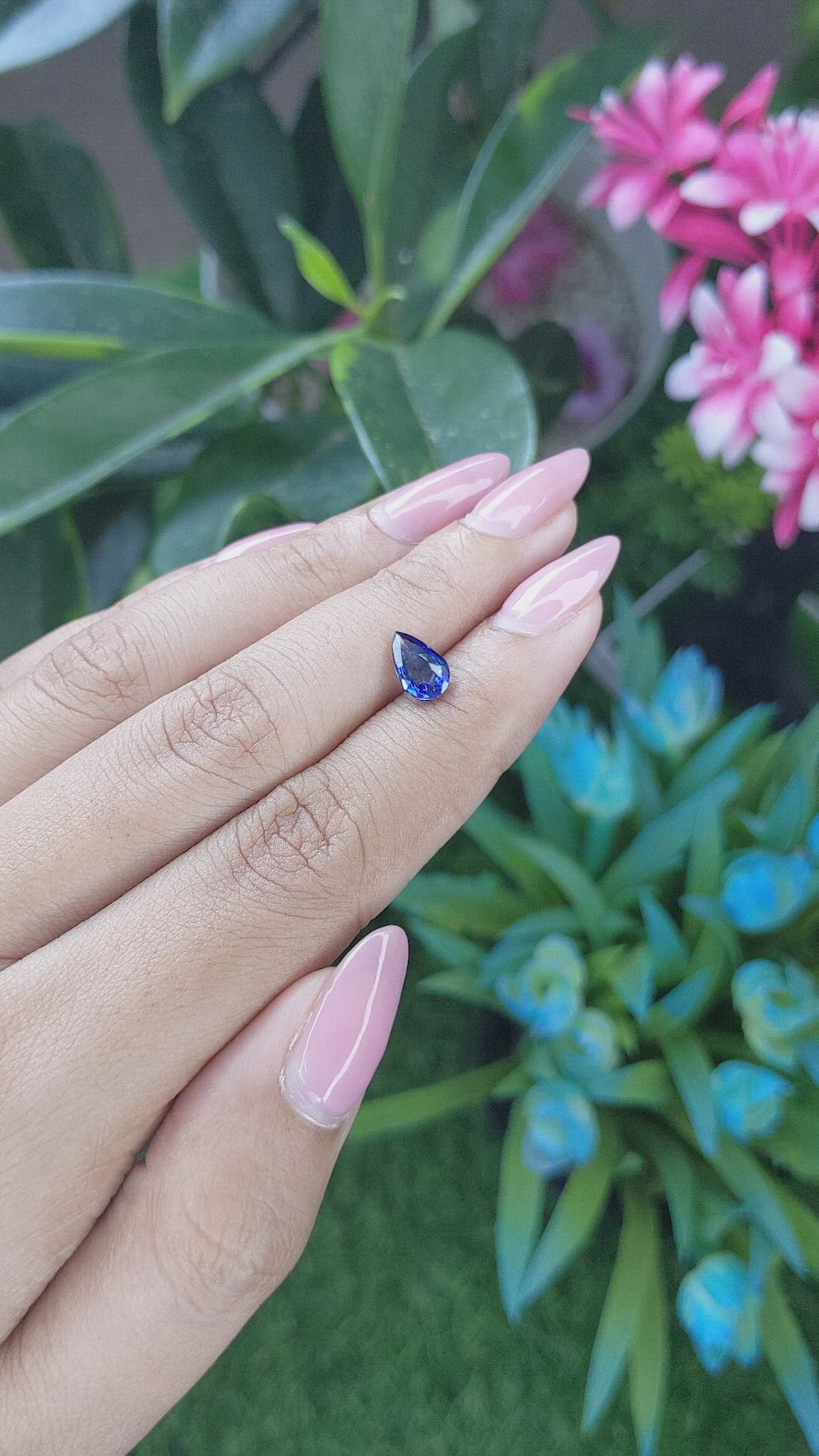 1.13 Ct. Blue Sapphire from Madagascar Size Video