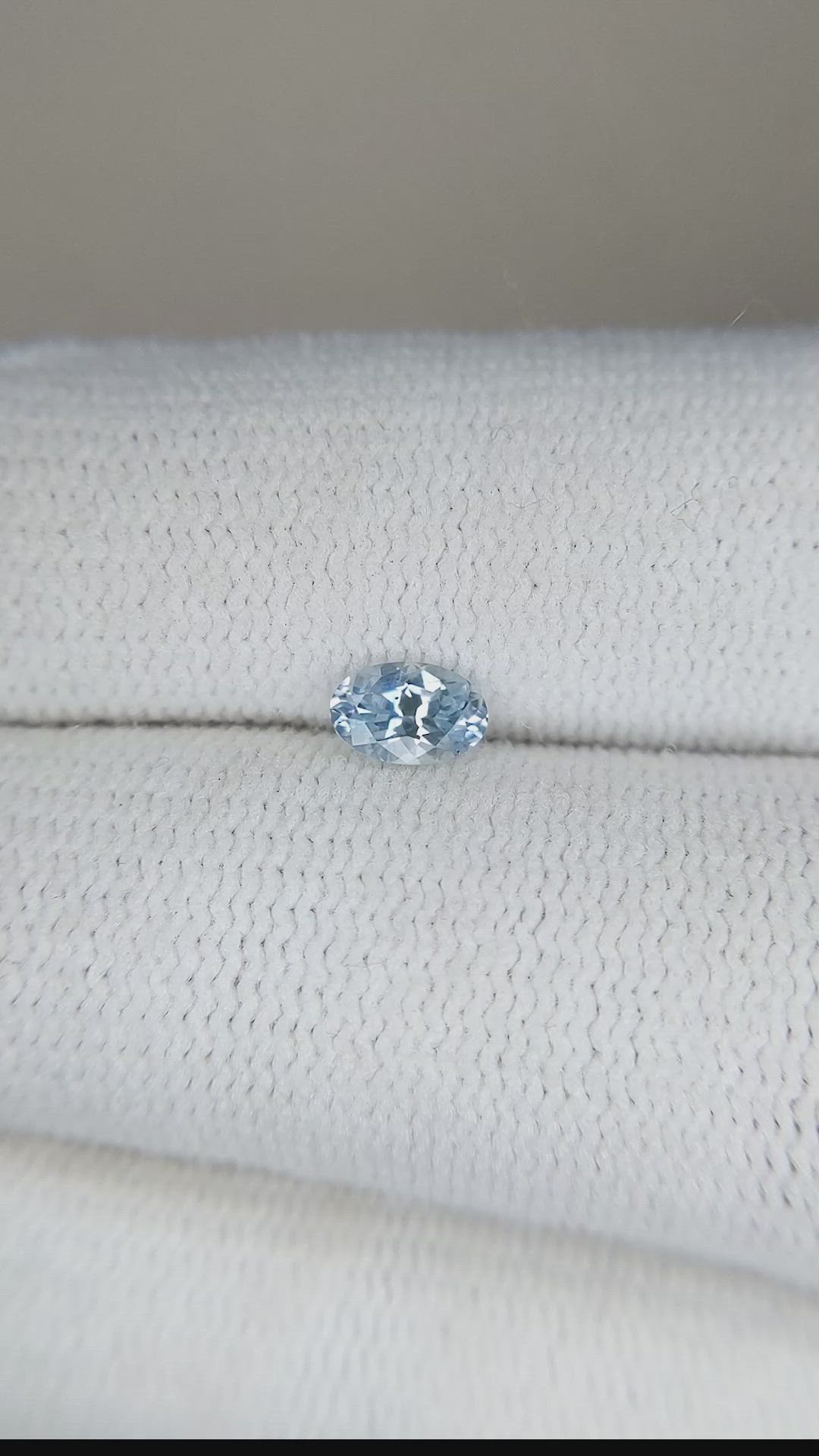 0.41 Ct. Blue Sapphire from Montana Size Video