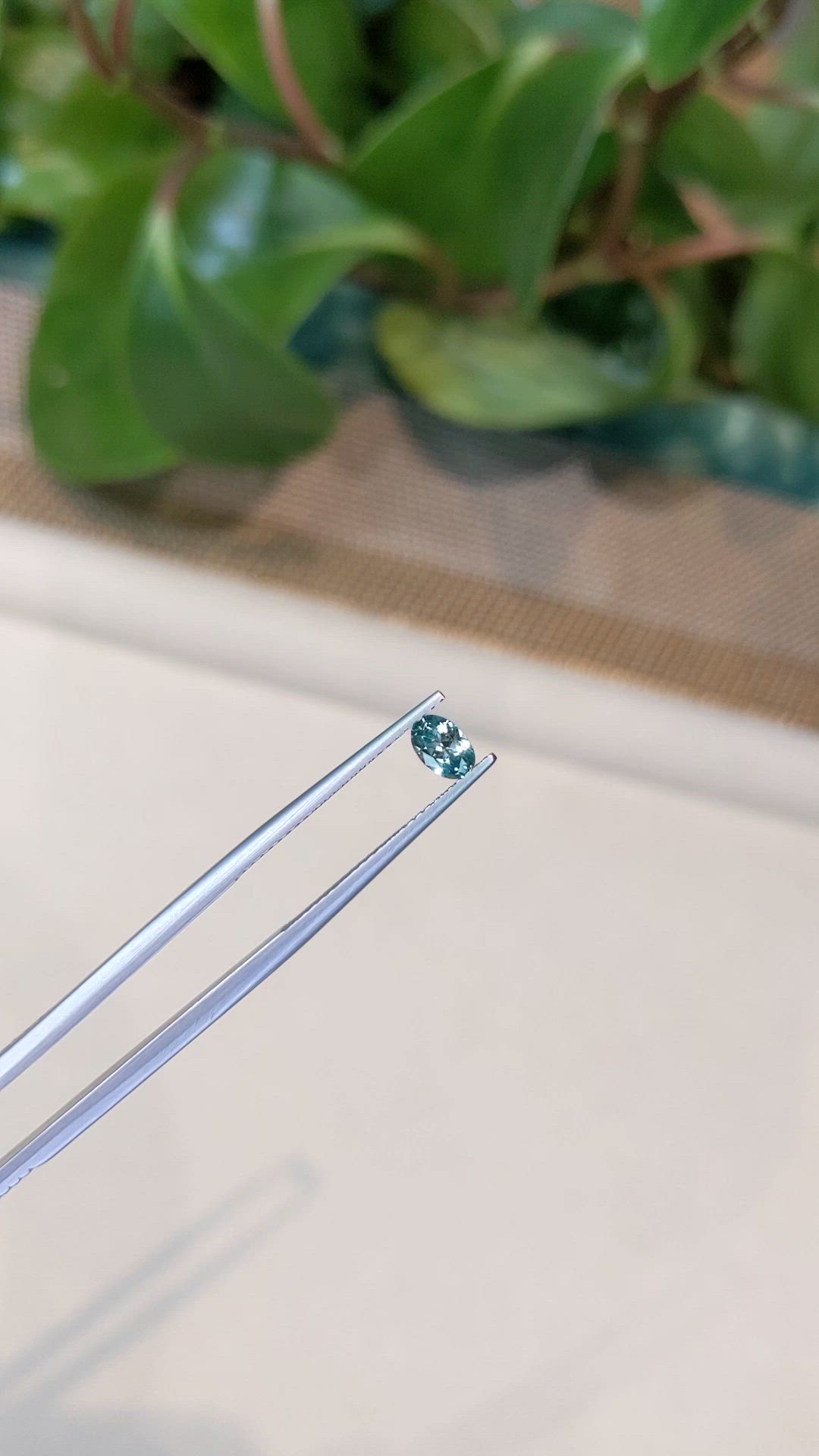 0.43 Ct. Bi Color Sapphire from Montana Size Video