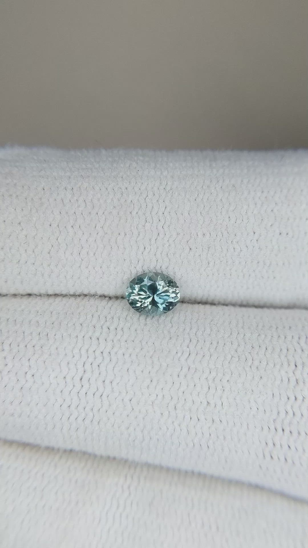 0.45 Ct. Bluish Grey Sapphire from Montana Size Video