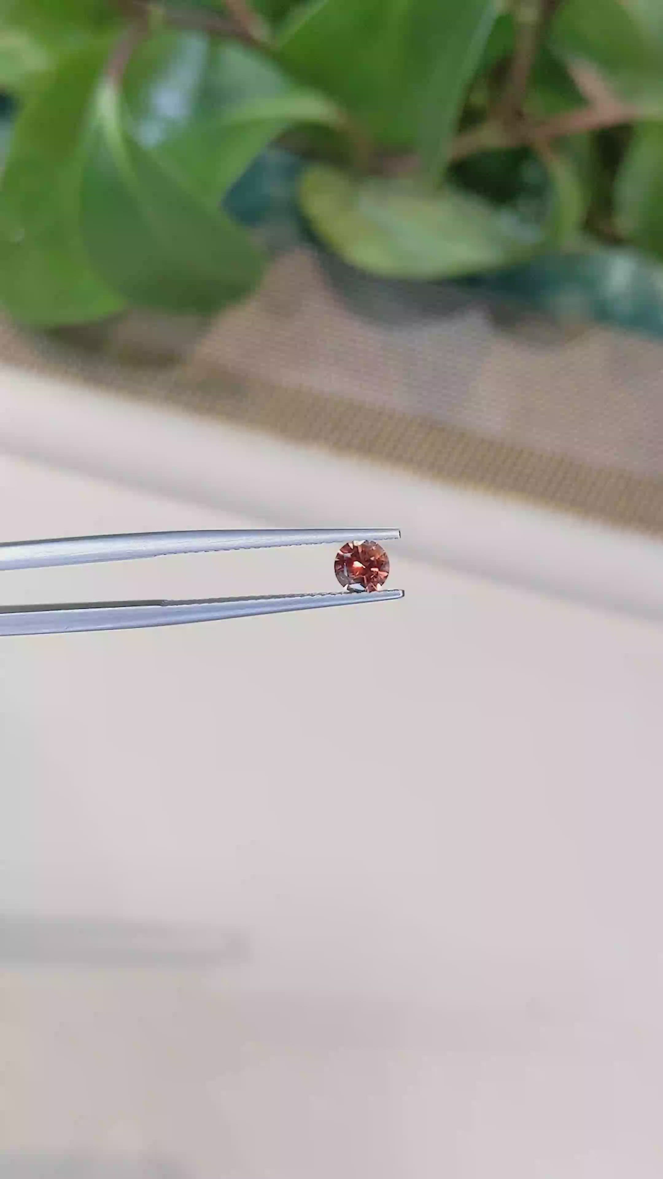 0.48 Ct. Bi Color Sapphire from Montana Size Video