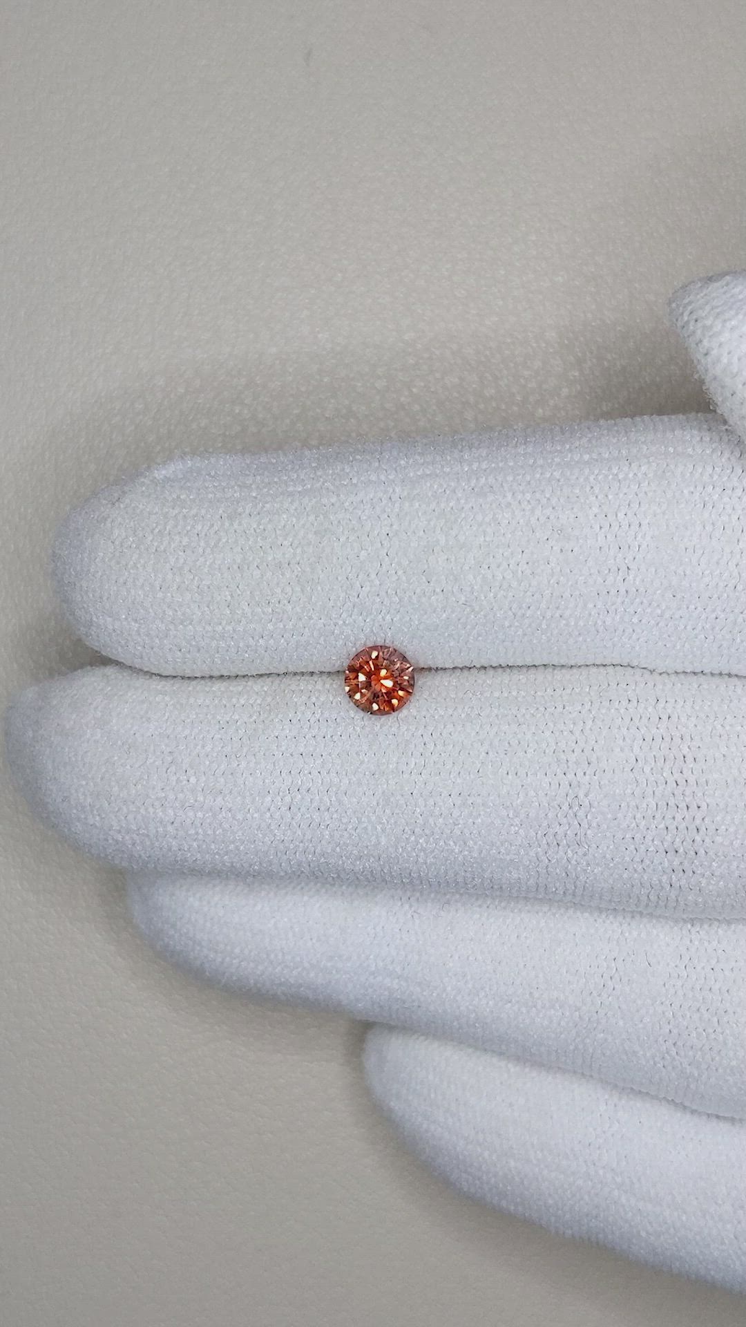 0.48 Ct. Bi Color Sapphire from Montana Size Video